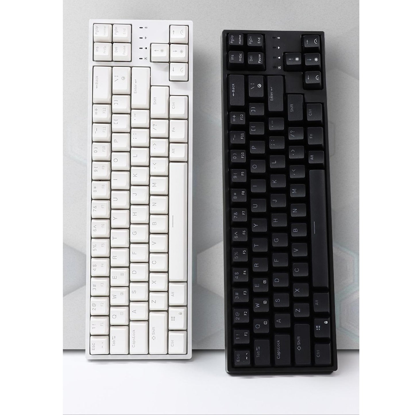 2.4Ghz RK68PLUS 68 Keys Gaming Keyboards for Laptops Home Blue Switch Black