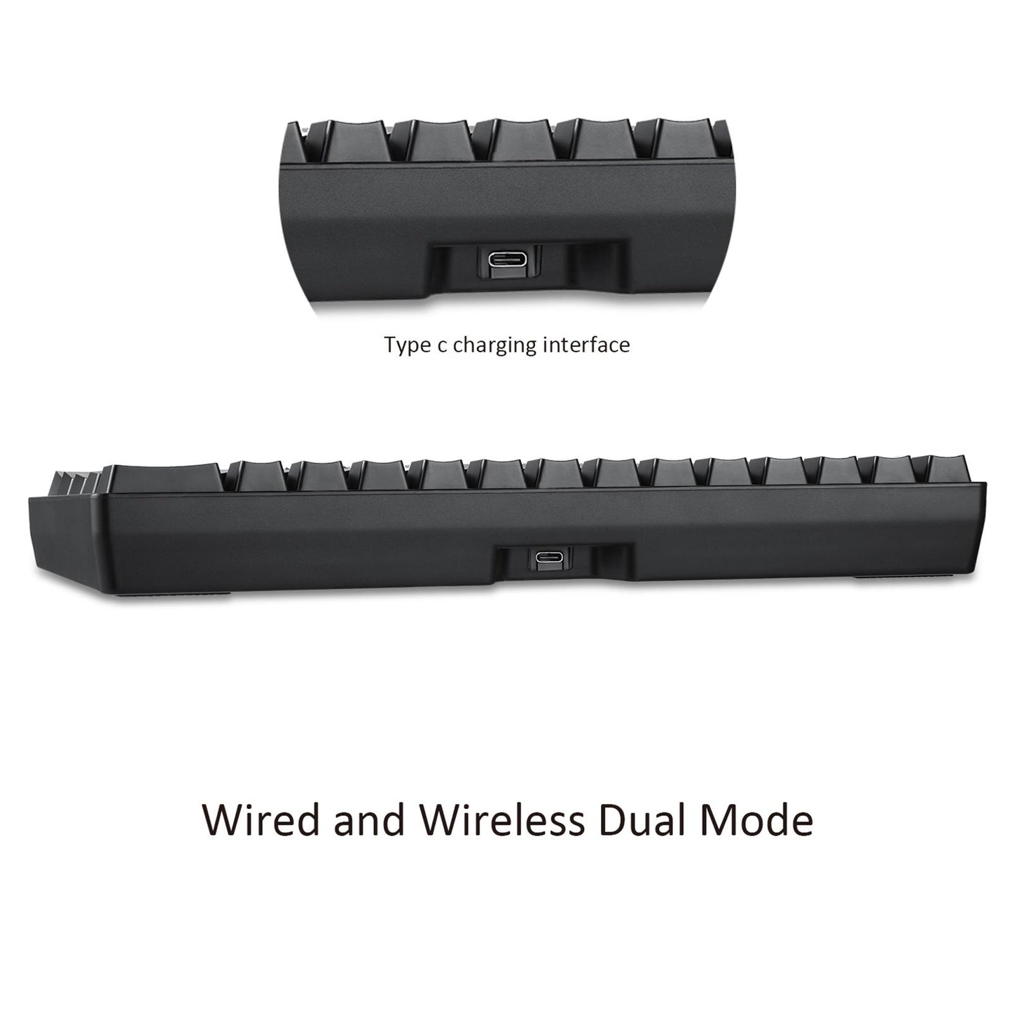 YK600 Mechanical Keyboard RGB Backlight Keyboards for PC Gamer Red Switch