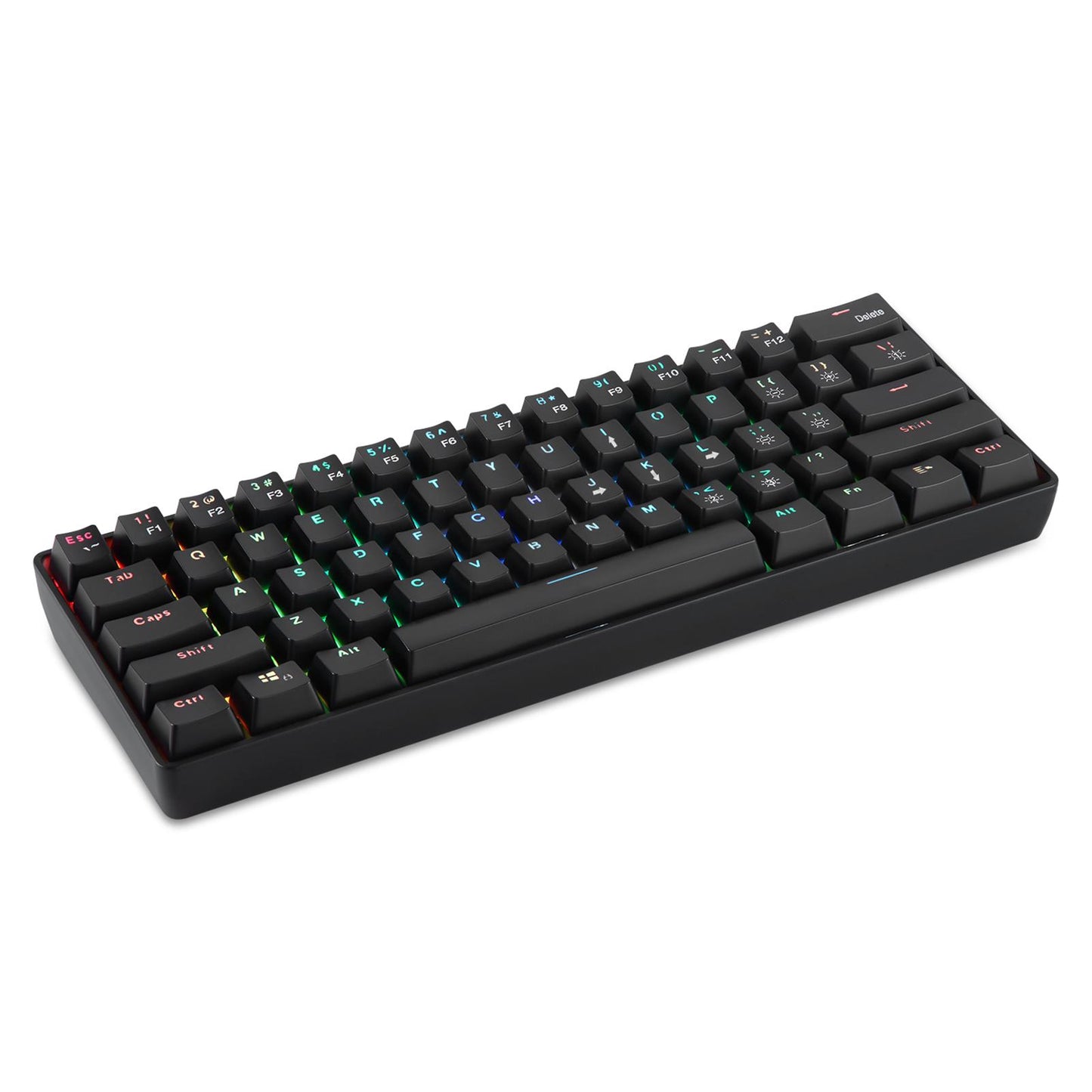 YK600 Mechanical Keyboard RGB Backlight Keyboards for PC Gamer Red Switch