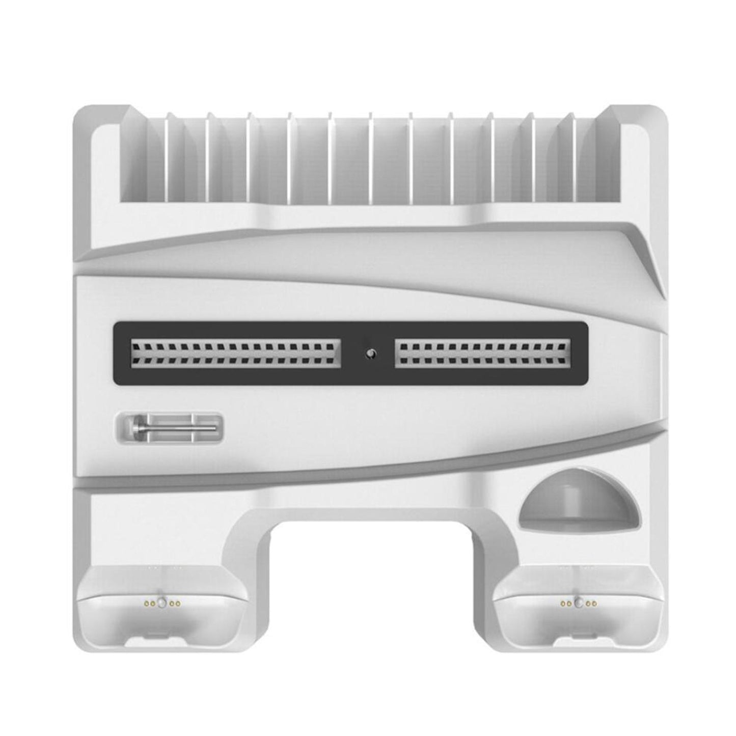Charging Cooling Fan Base for PS5 Console Game Console Storage Charger White