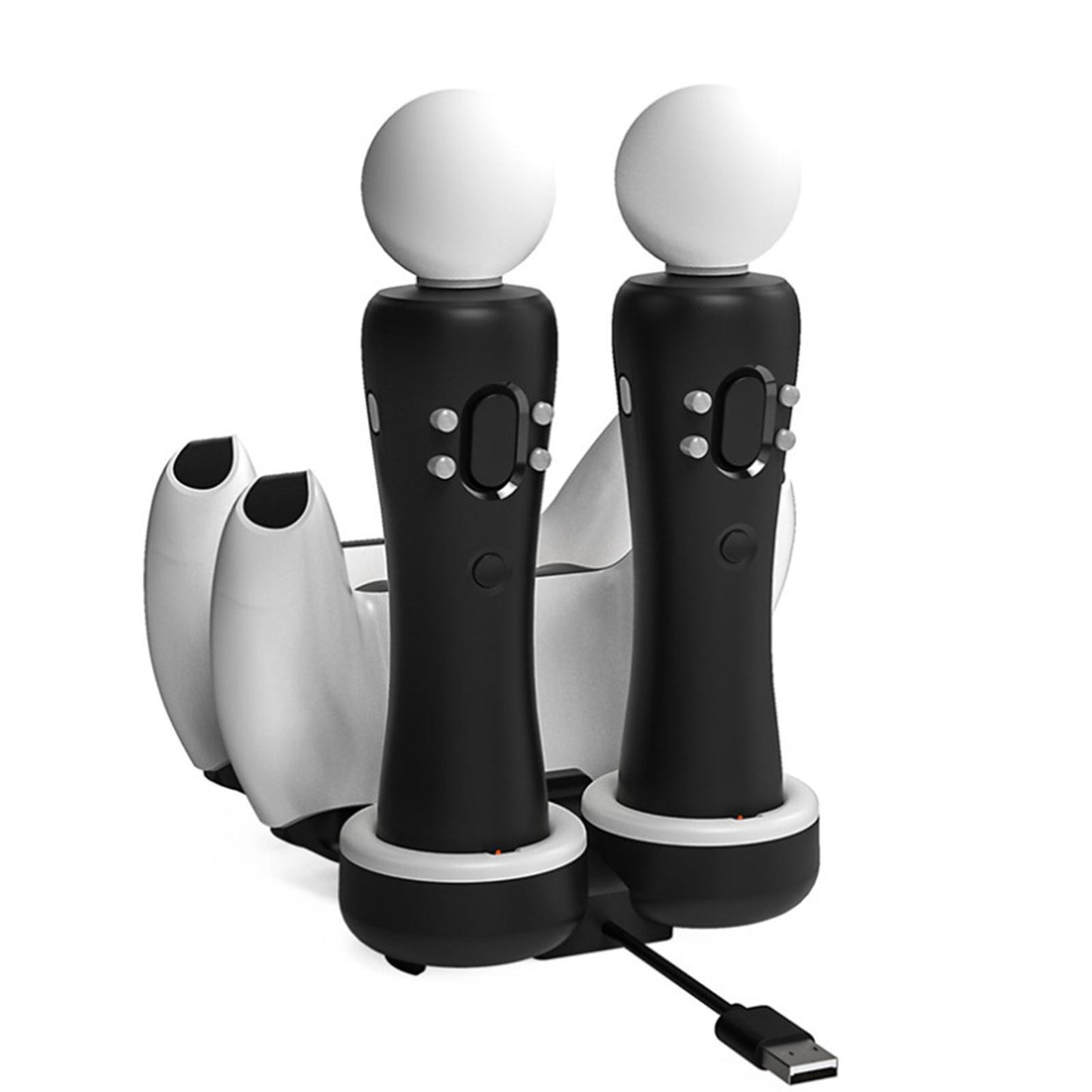 4in1 Charging Dock Charger Stand Station w/ Indicator for PS5/PS Move Motion