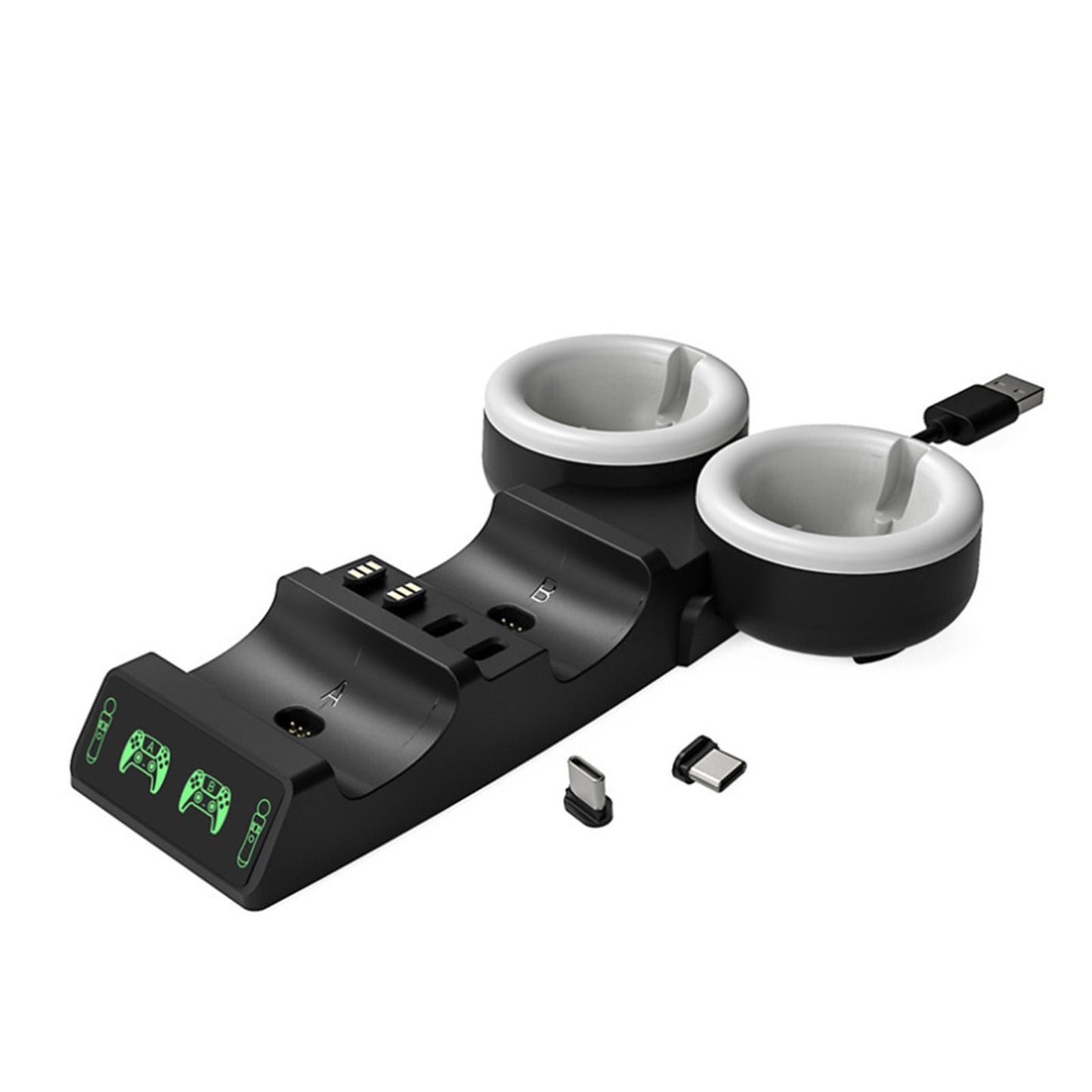 4in1 Charging Dock Charger Stand Station w/ Indicator for PS5/PS Move Motion