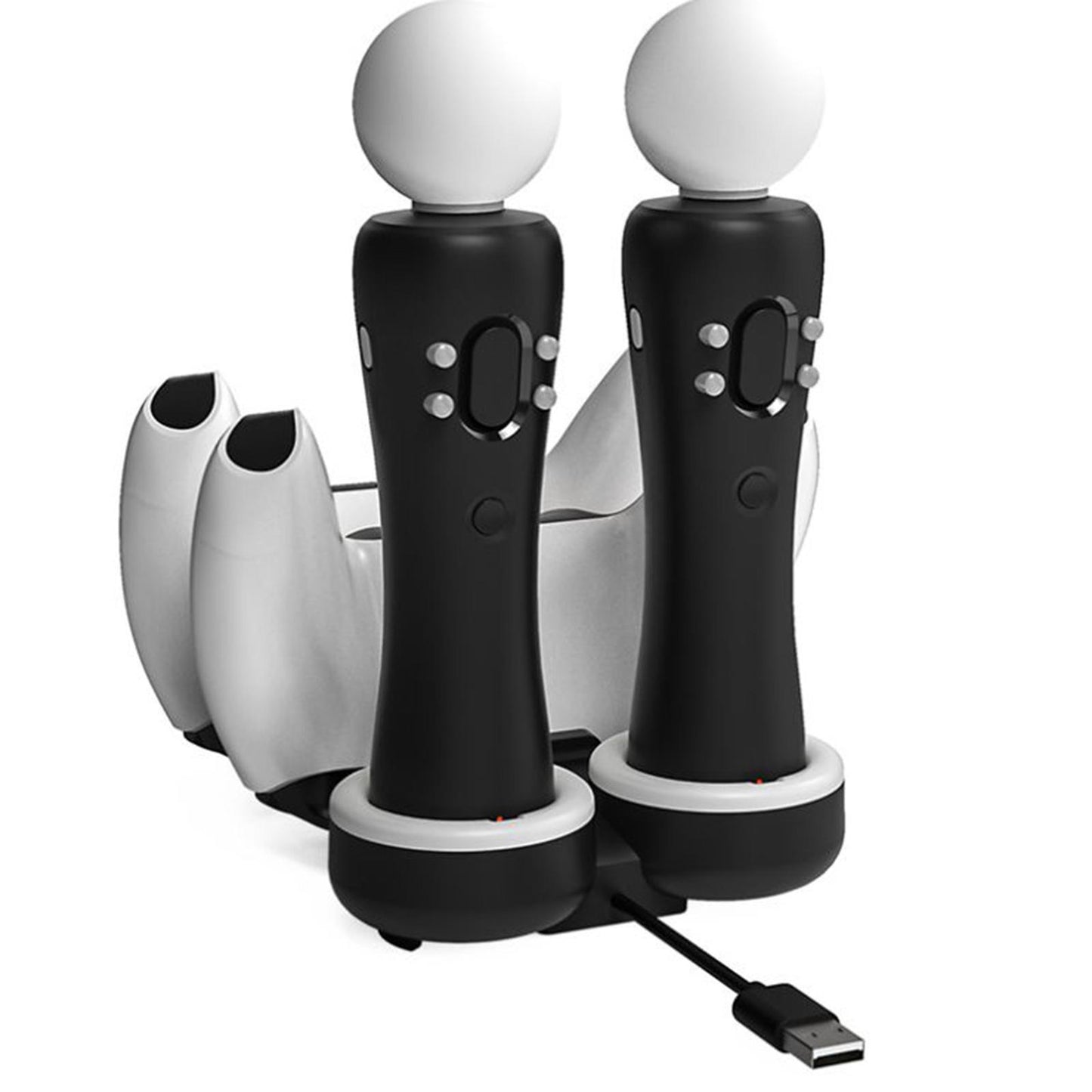 4in1 Charging Dock Charger Stand Station w/ Indicator for PS5/PS Move Motion