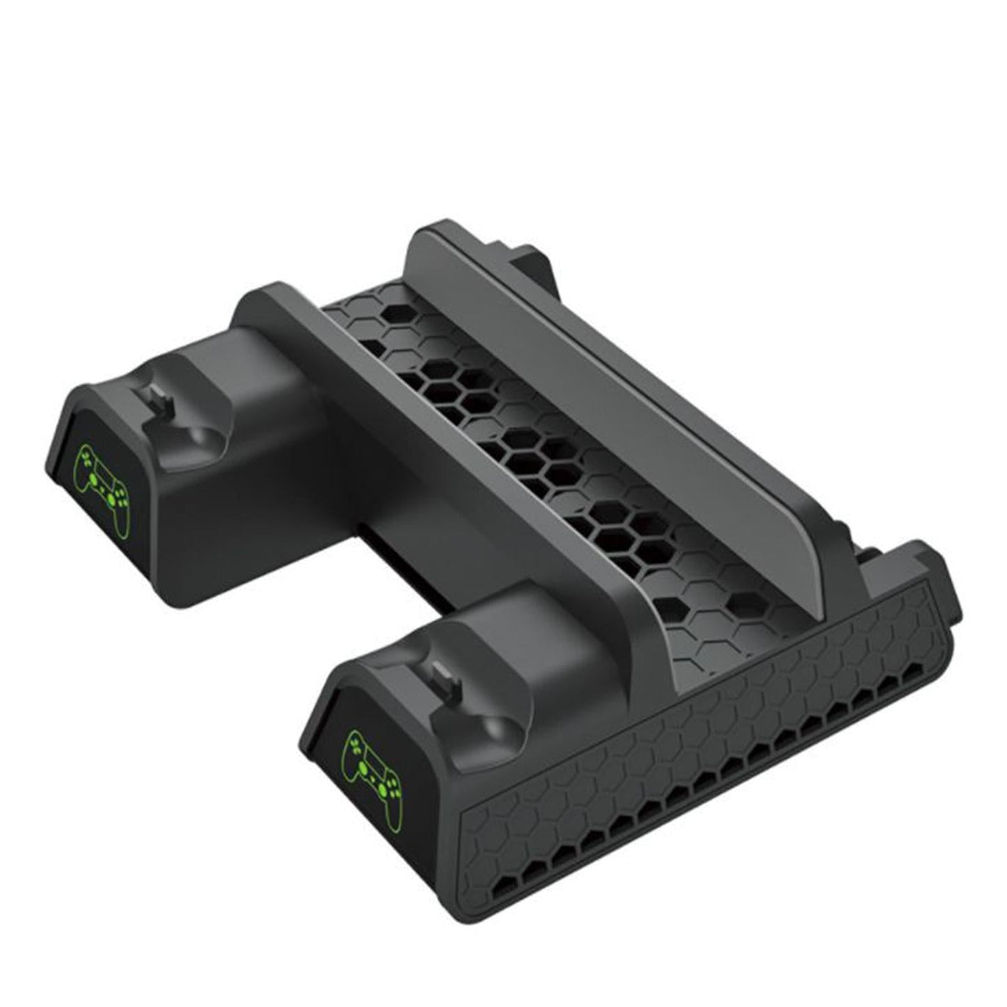 Vertical Stand+Cooling Fan+Controller Charging Station +Game Storage for PS4