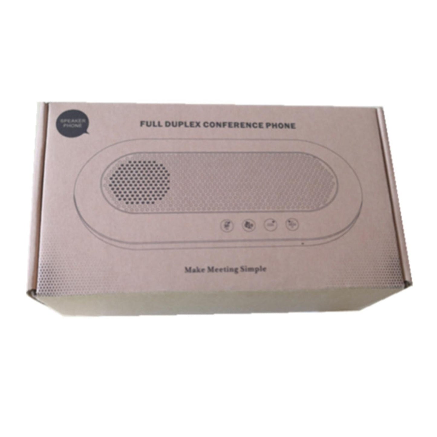 USB Omnidirectional Microphone Portable Conference Speakerphone Easy Install