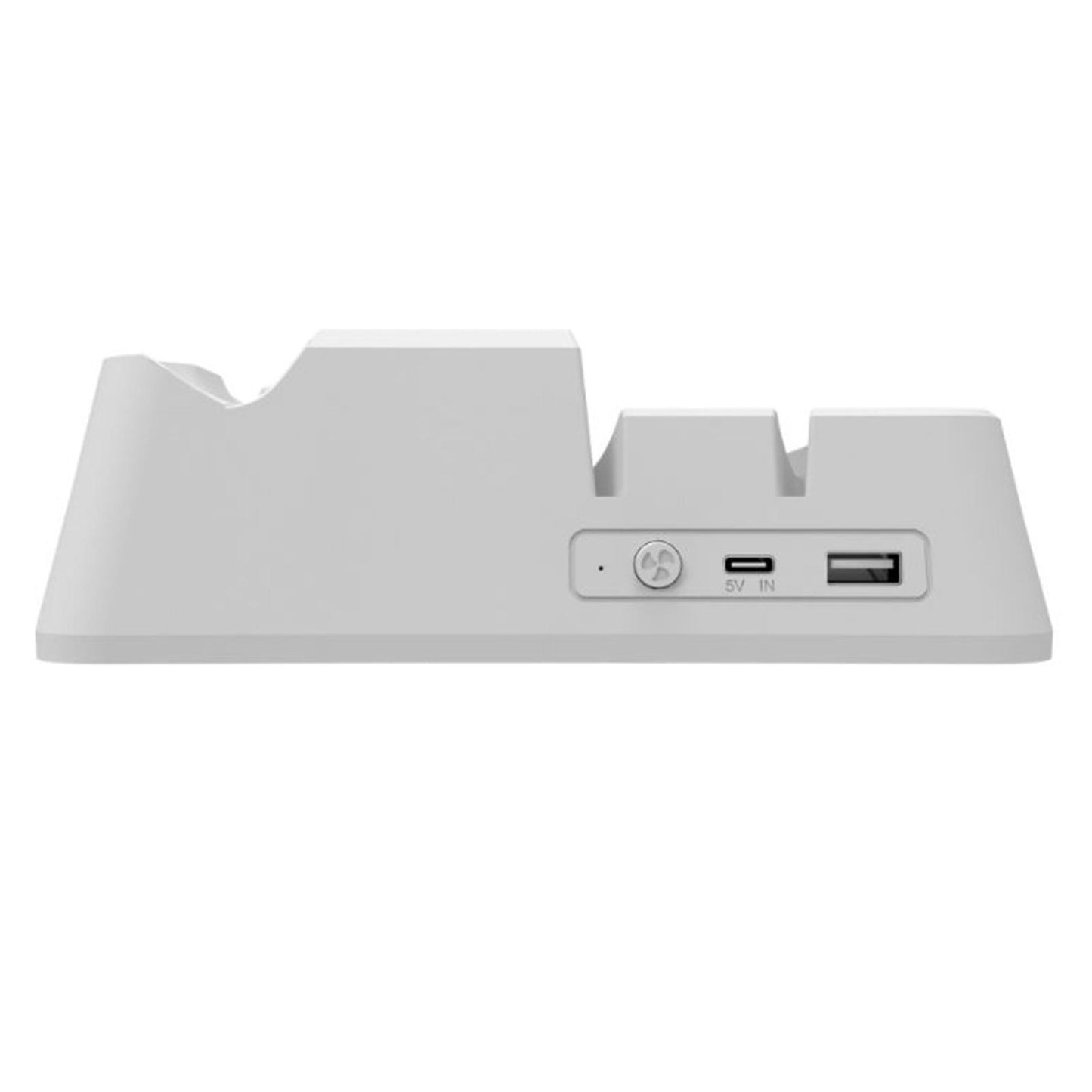 3 in 1 Cooling Stand Charging Dock Station Cooling Fan Base for PS5  White