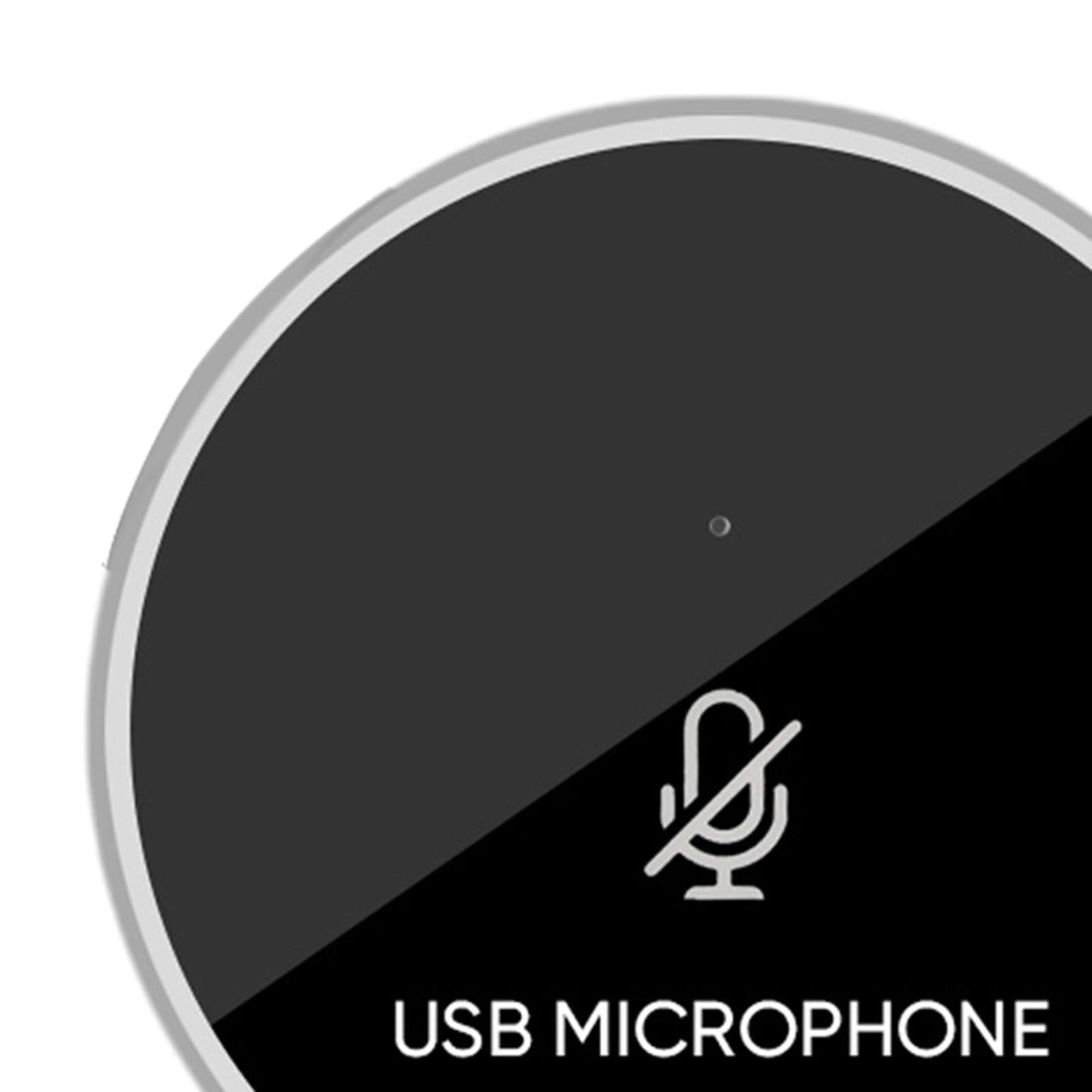 Conference Microphone Mute Plug and Play USB Mic Stereo for Laptop Gaming