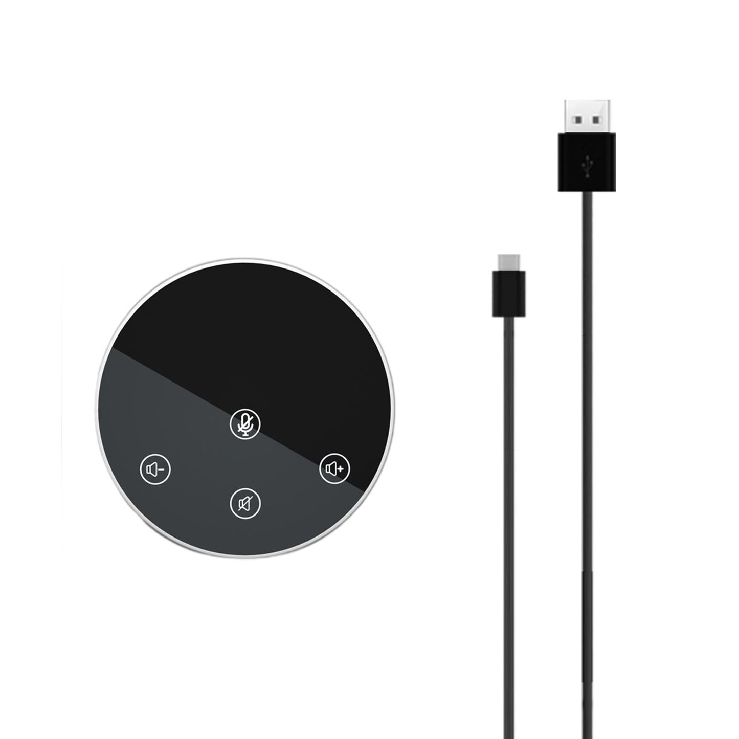 Conference Microphone Unmute Plug and Play Volume Control Stereo for Meeting