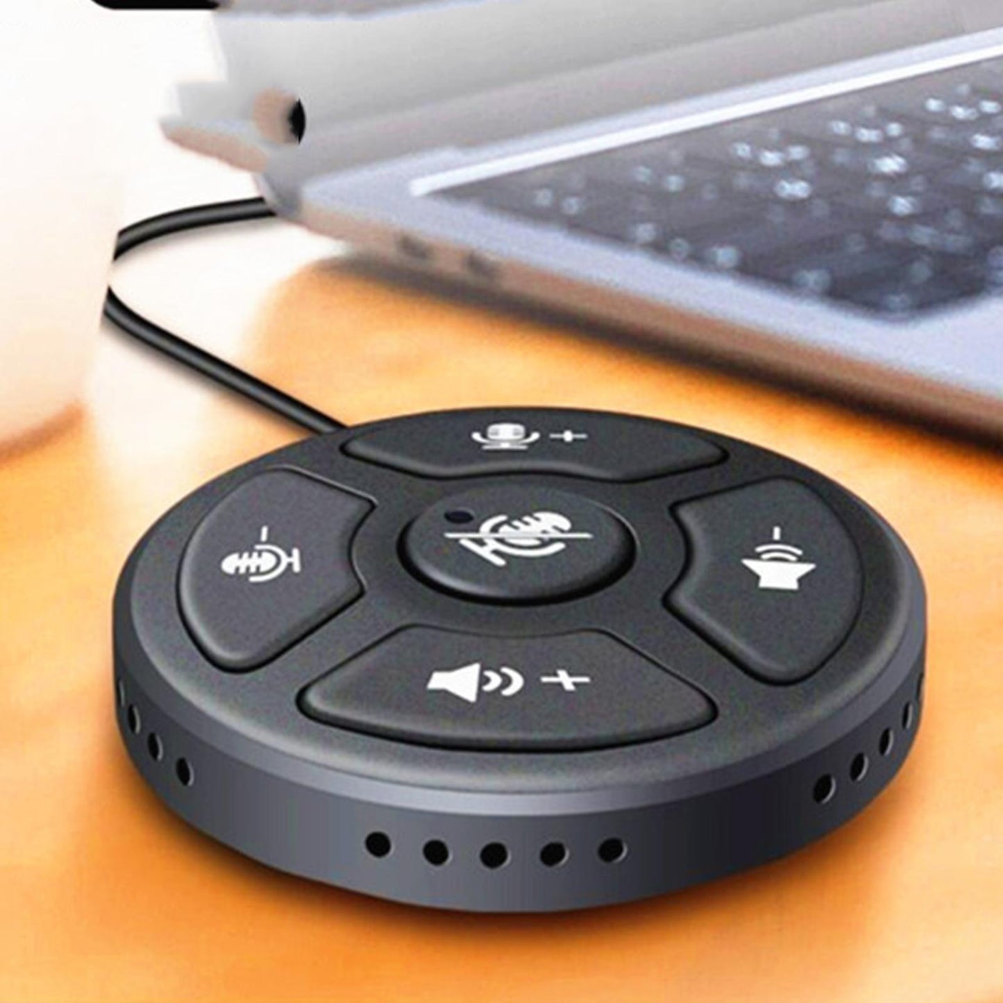 USB Conference Microphone with Mute Button Plug &Play for Meeting Computer