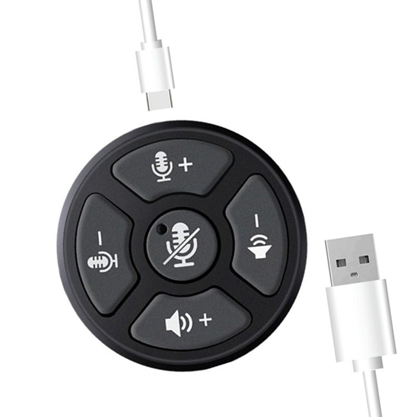 USB Conference Microphone with Mute Button Plug &Play for Meeting Computer