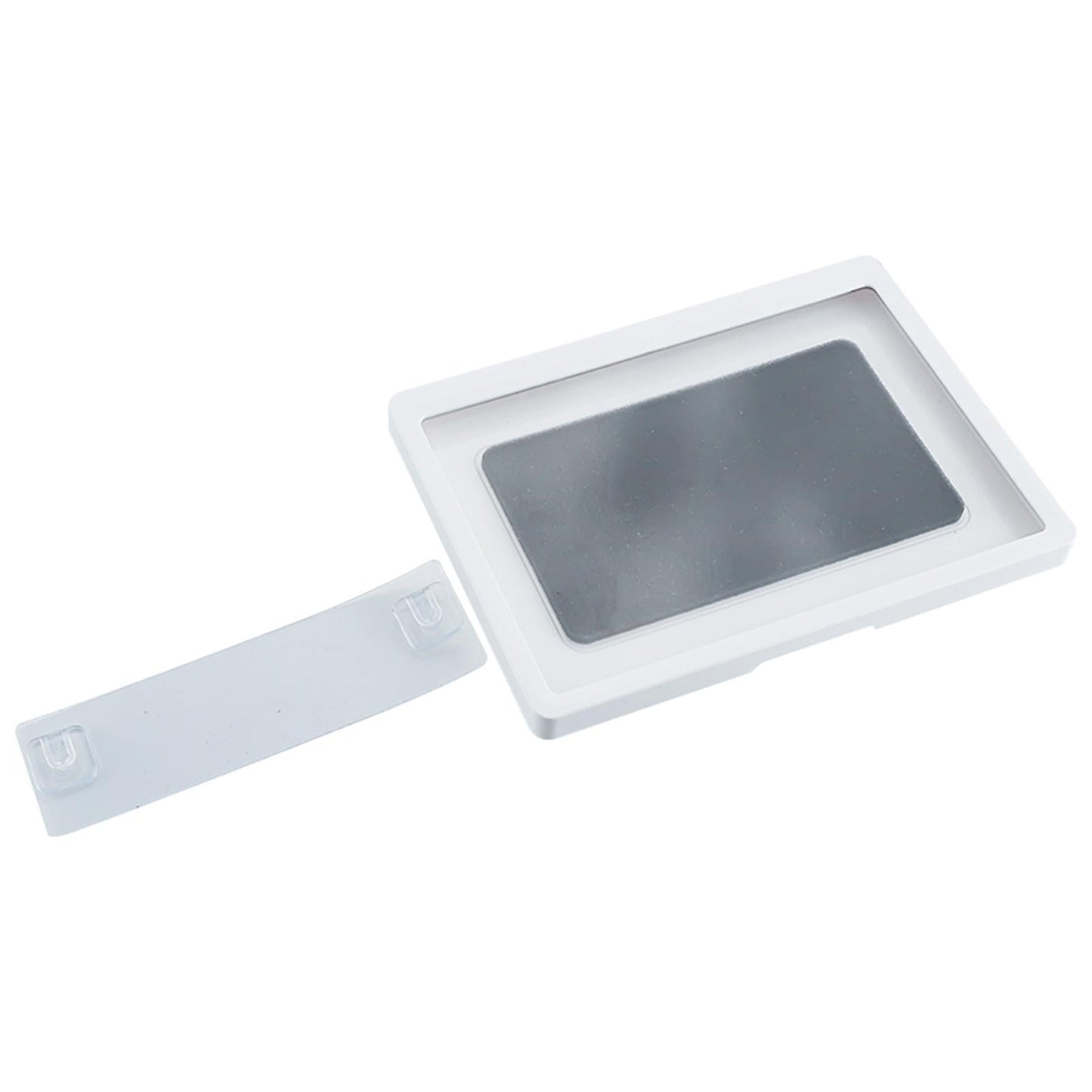 Shower Tablet Holder Waterproof Anti-Fog Phone Case White Non Rotatable