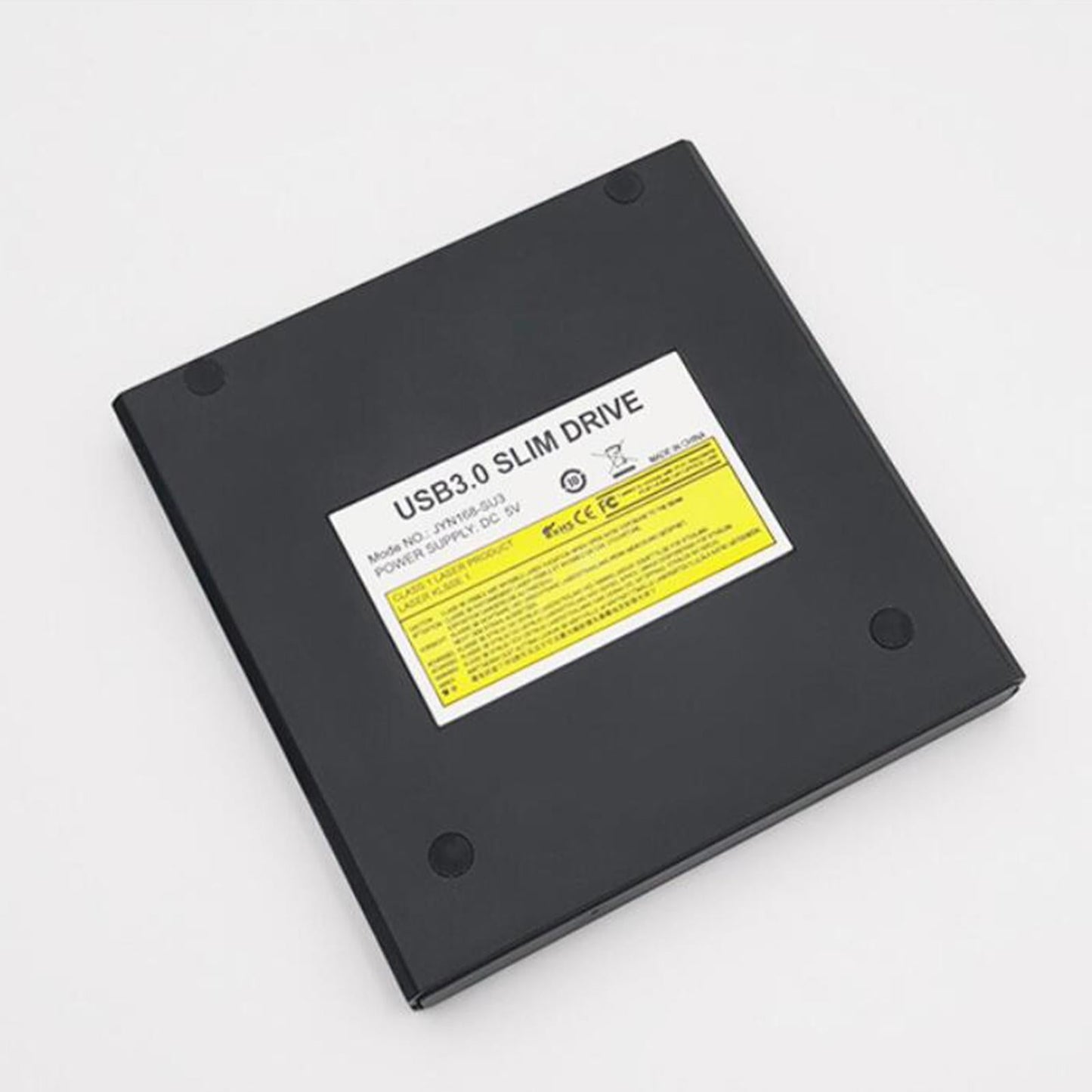 USB 3.0 External DVD Burner Player High-Speed DVD-RW Checkered Pattern