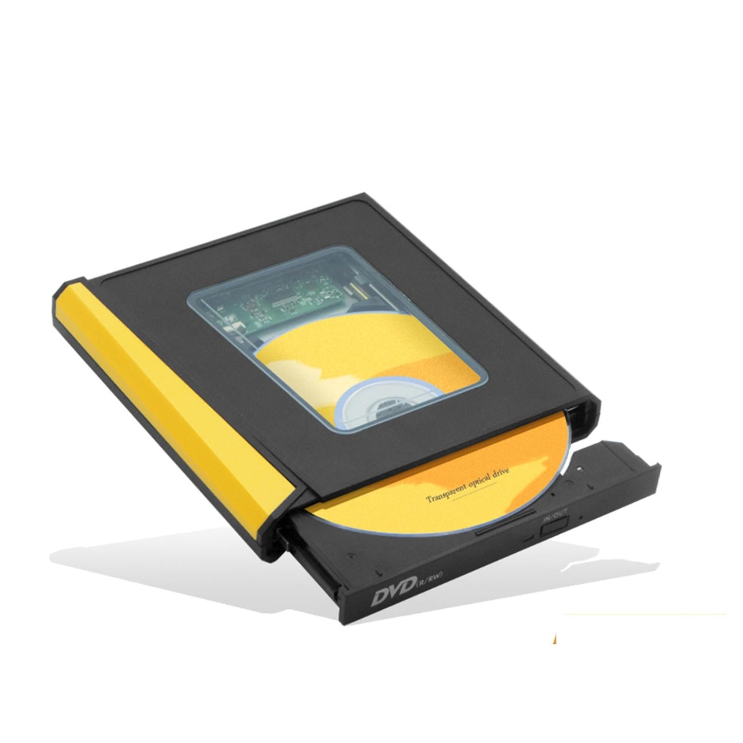 USB 3.0 External DVD Drive Writer Read-Write Recorder DVD-RW for PC Yellow