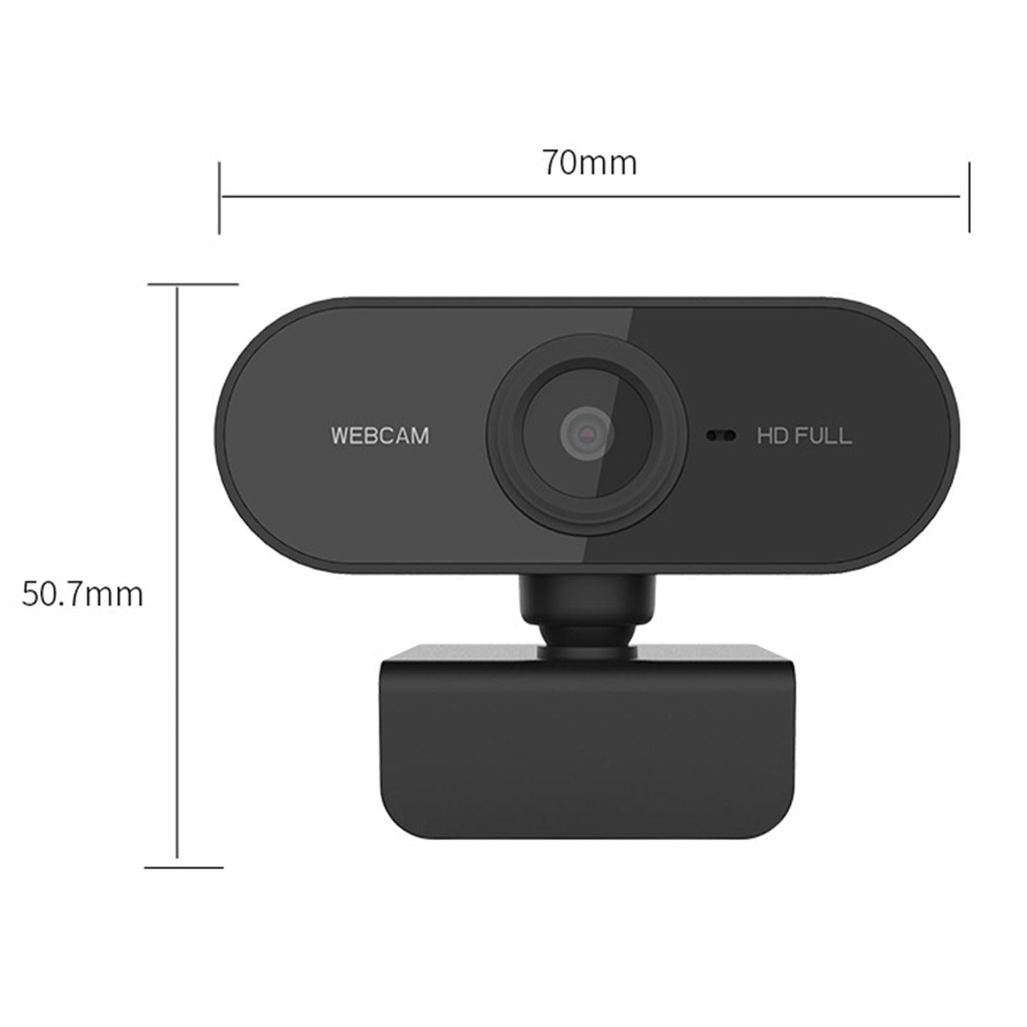 Smart 1080P HD Webcam Autofocus PC Laptop Plug and Play USB for Webcast