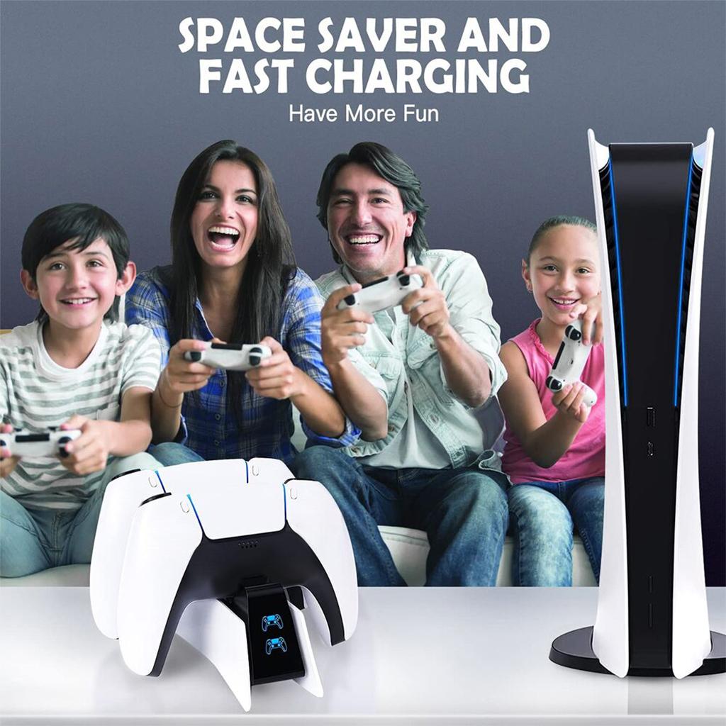 Controller Charger Station Charging Dock USB 5V/2A For PS5 Controllers