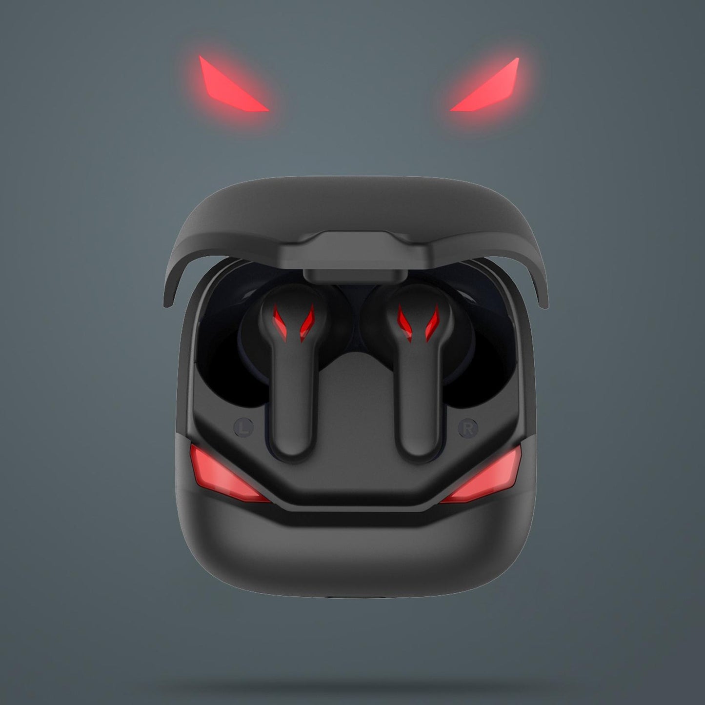 Bluetooth 5.0 Earbuds Waterproof Headset Built-in Microphone for Sports Black