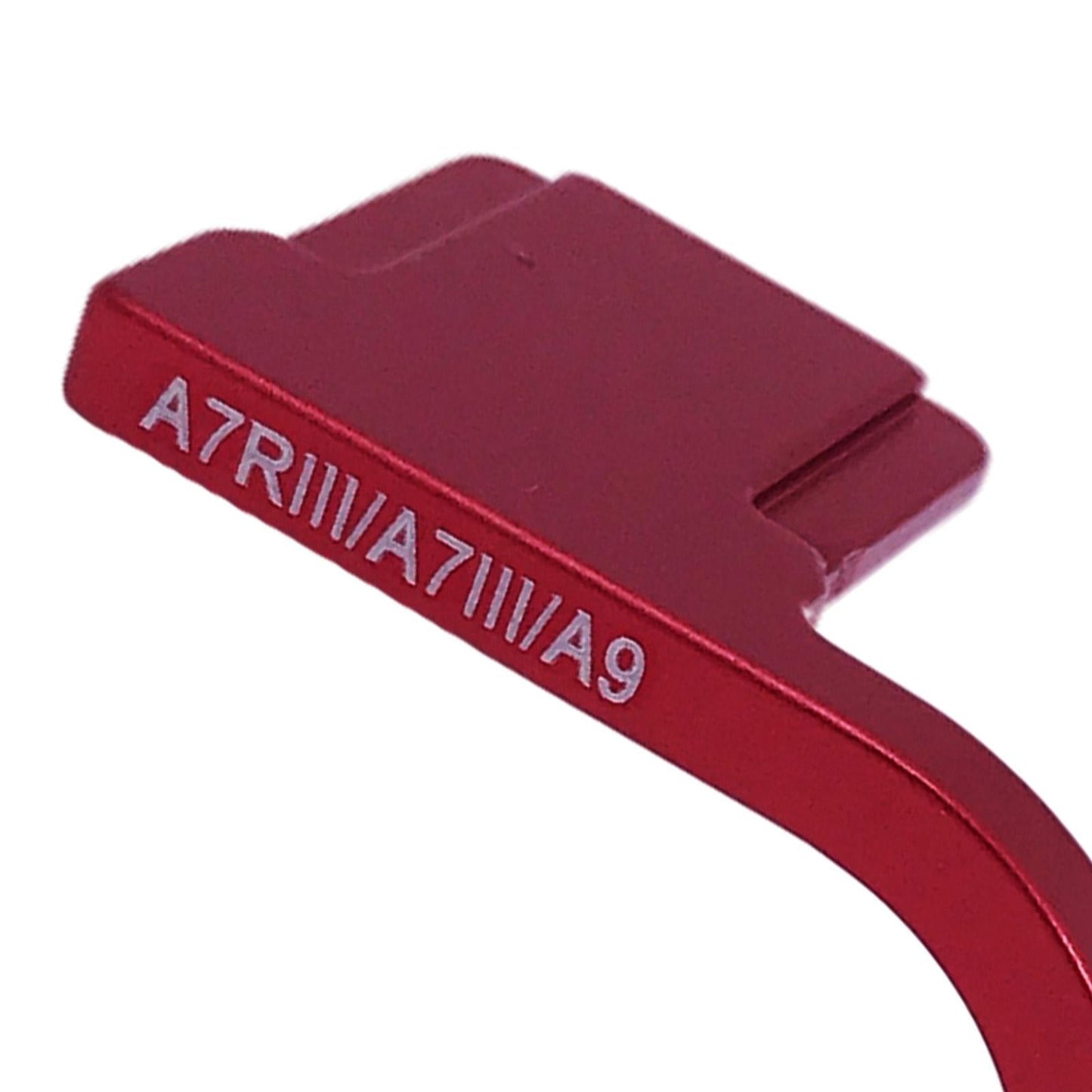 Thumb up Grip Metal Thumb Rest Hot Shoe Cover Protector for Sony A7R2 Red