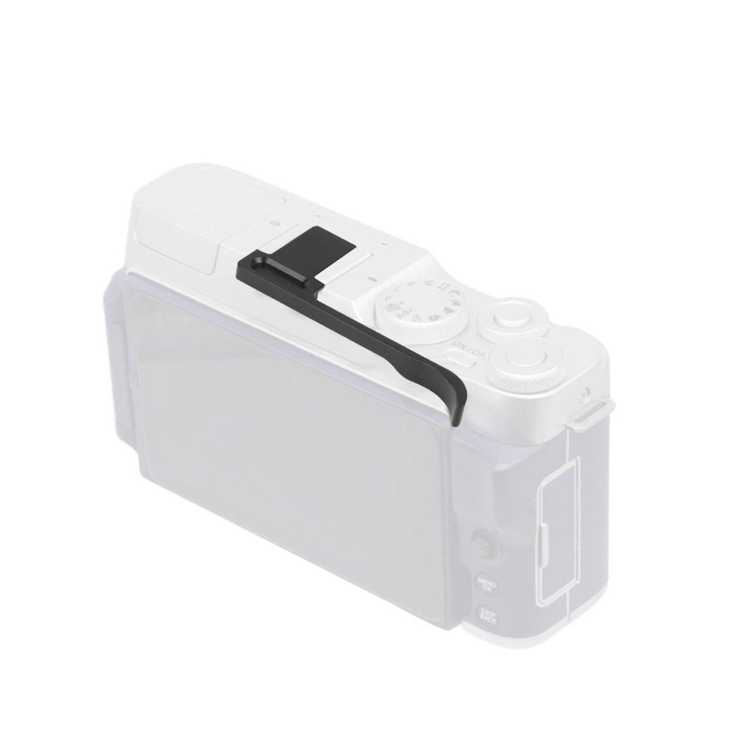 Thumb up Grip Hotshoe Lightweight Aluminum Alloy Thumb-up for Z6 Z7 black