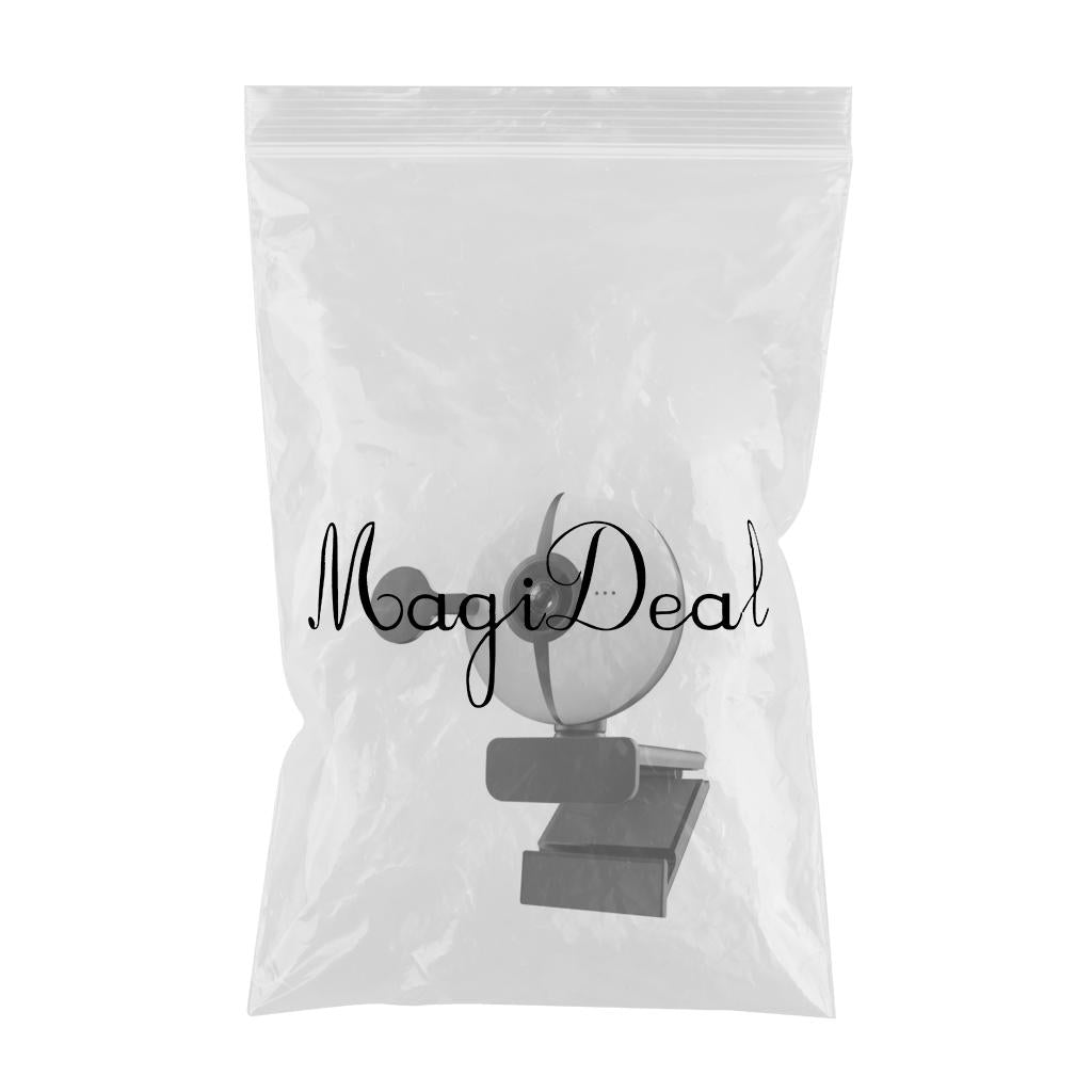 USB Webcam HD 10X Clip-on Computer for PC Conference Plug and Play 1080P