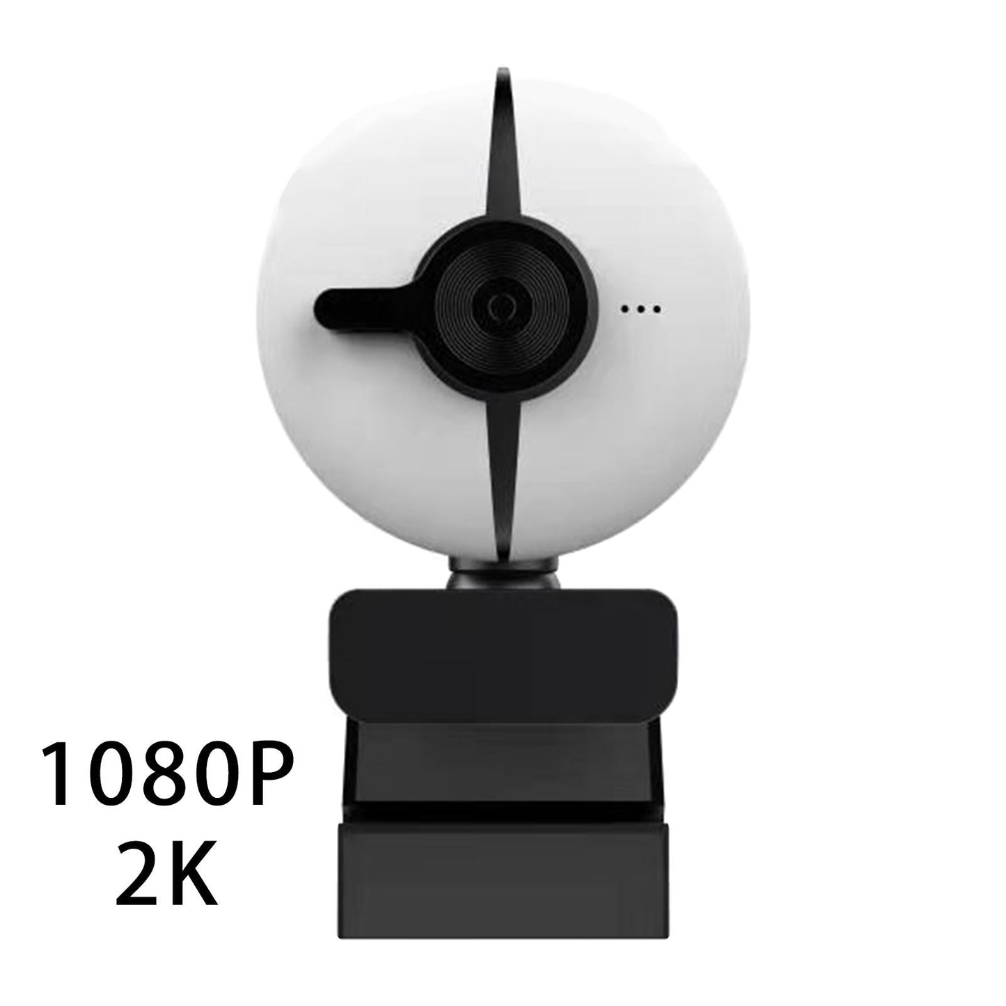 USB Webcam HD 10X Clip-on Computer for PC Conference Plug and Play 1080P