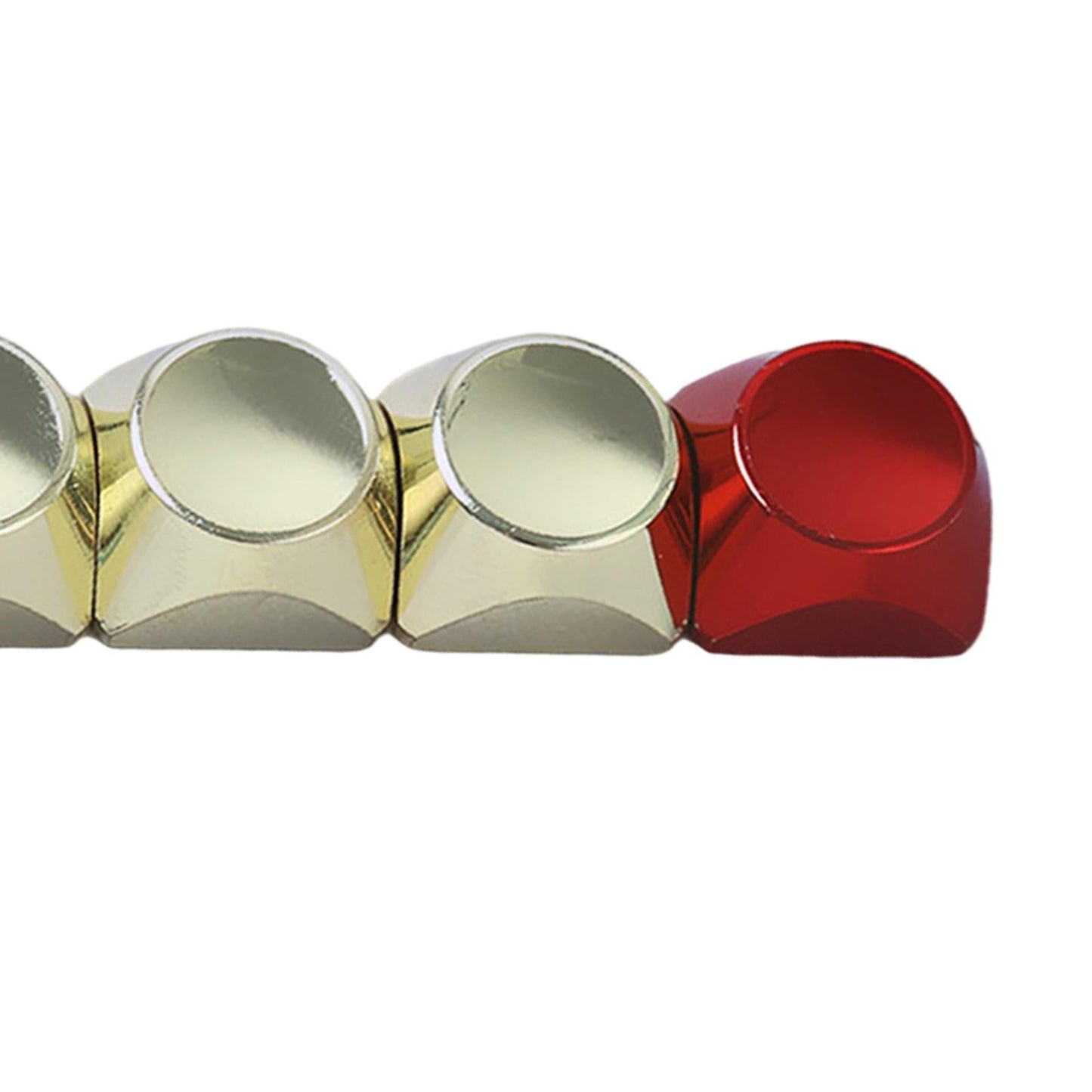 5 Keys Keycaps Set Aluminium Alloy KeyCaps ESC Direction keycap Gold Plating
