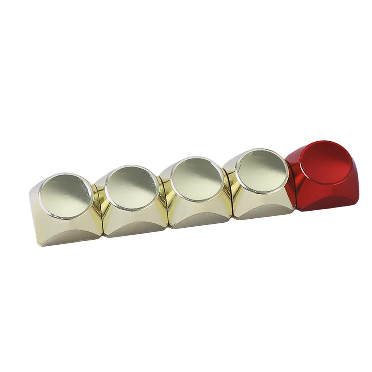 5 Keys Keycaps Set Aluminium Alloy KeyCaps ESC Direction keycap Gold Plating