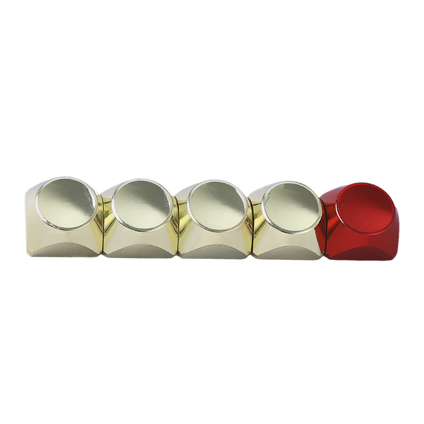 5 Keys Keycaps Set Aluminium Alloy KeyCaps ESC Direction keycap Gold Plating