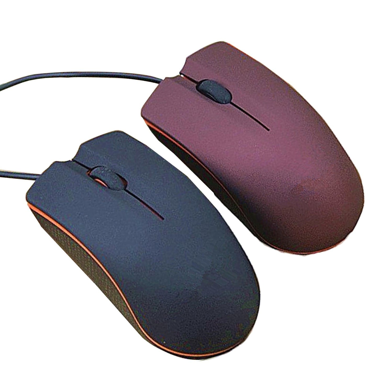 Portable USB Wired Mouse 1000 DPI Office Gadget for Desktop Computer Purple