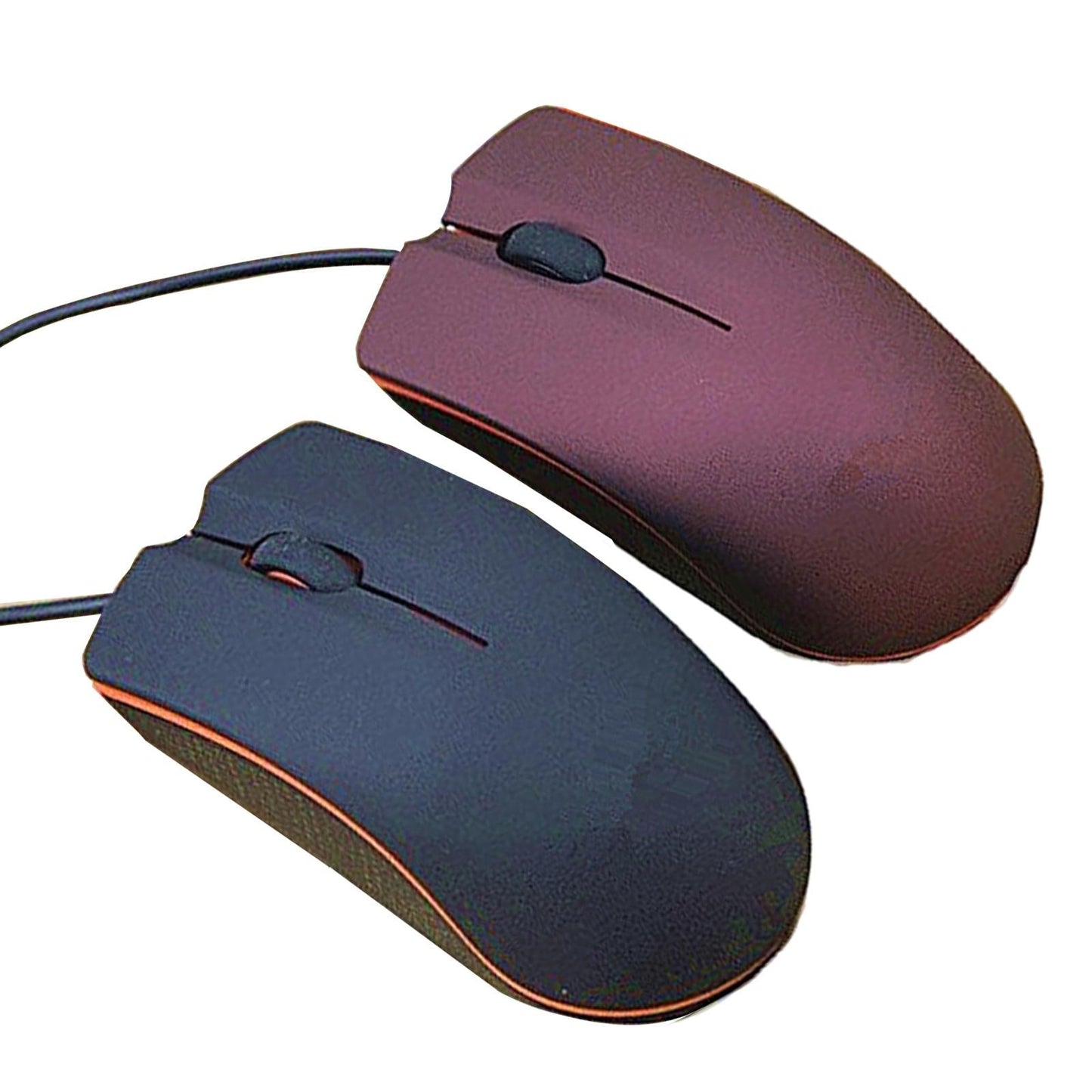 Portable USB Wired Mouse 1000 DPI Office Gadget for Desktop Computer Purple