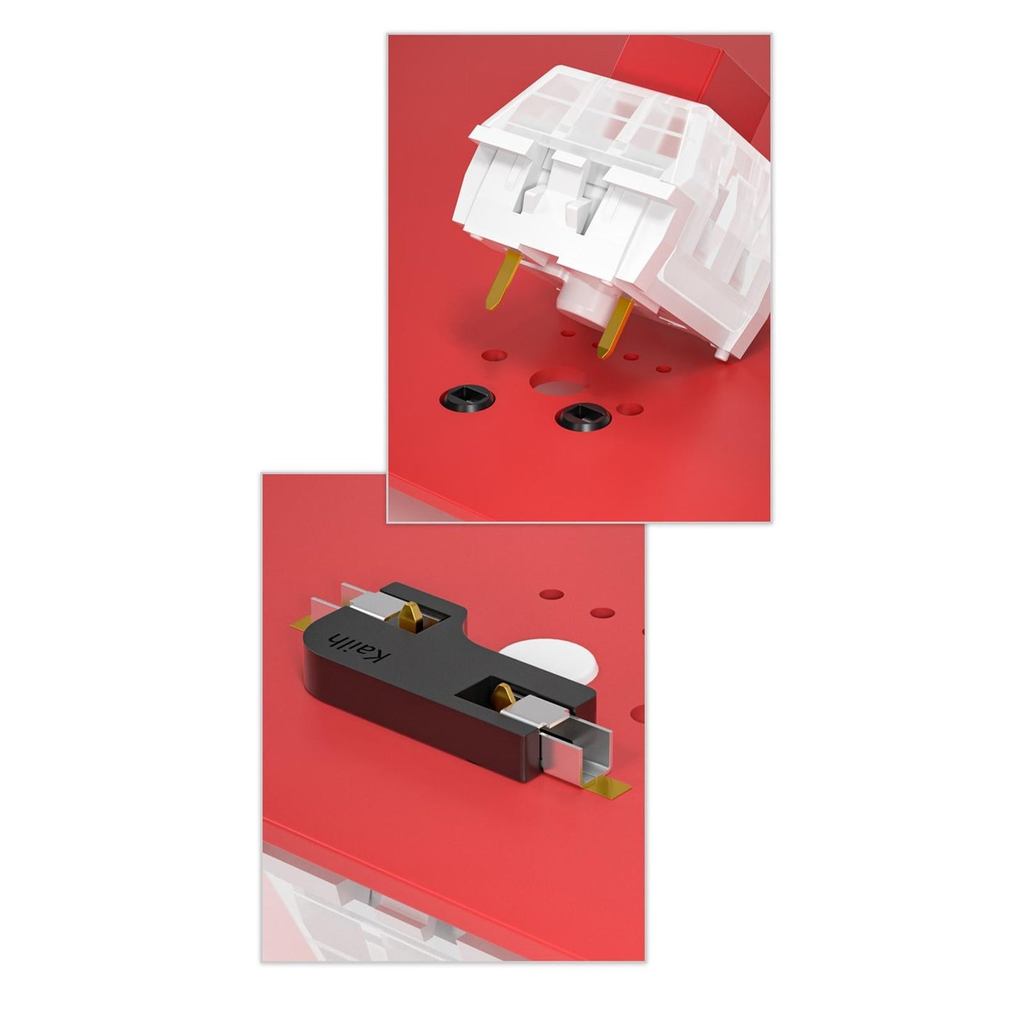 Hot Swap PCB Socket Connector for Kailh Keyboard MX Switches 69Pcs