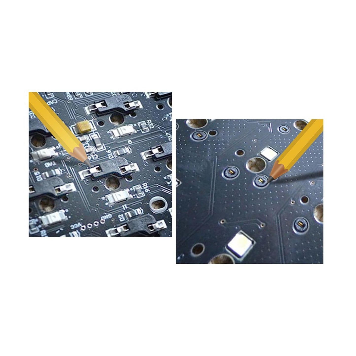 Hot Swap PCB Socket Connector for Kailh Keyboard MX Switches 89Pcs