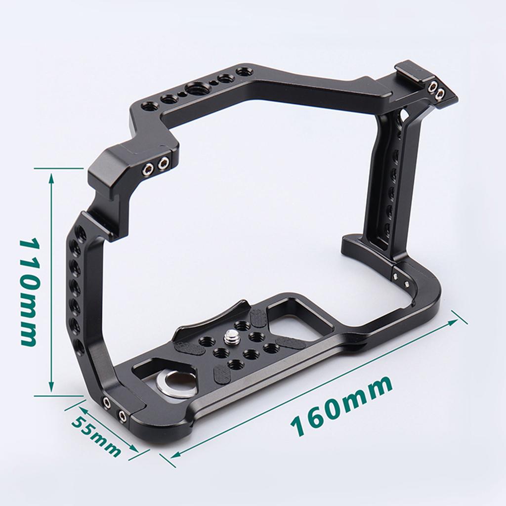 Camera Cage Protective Case Anti-Deflection for for Canon EOS R5 R6 DSLR