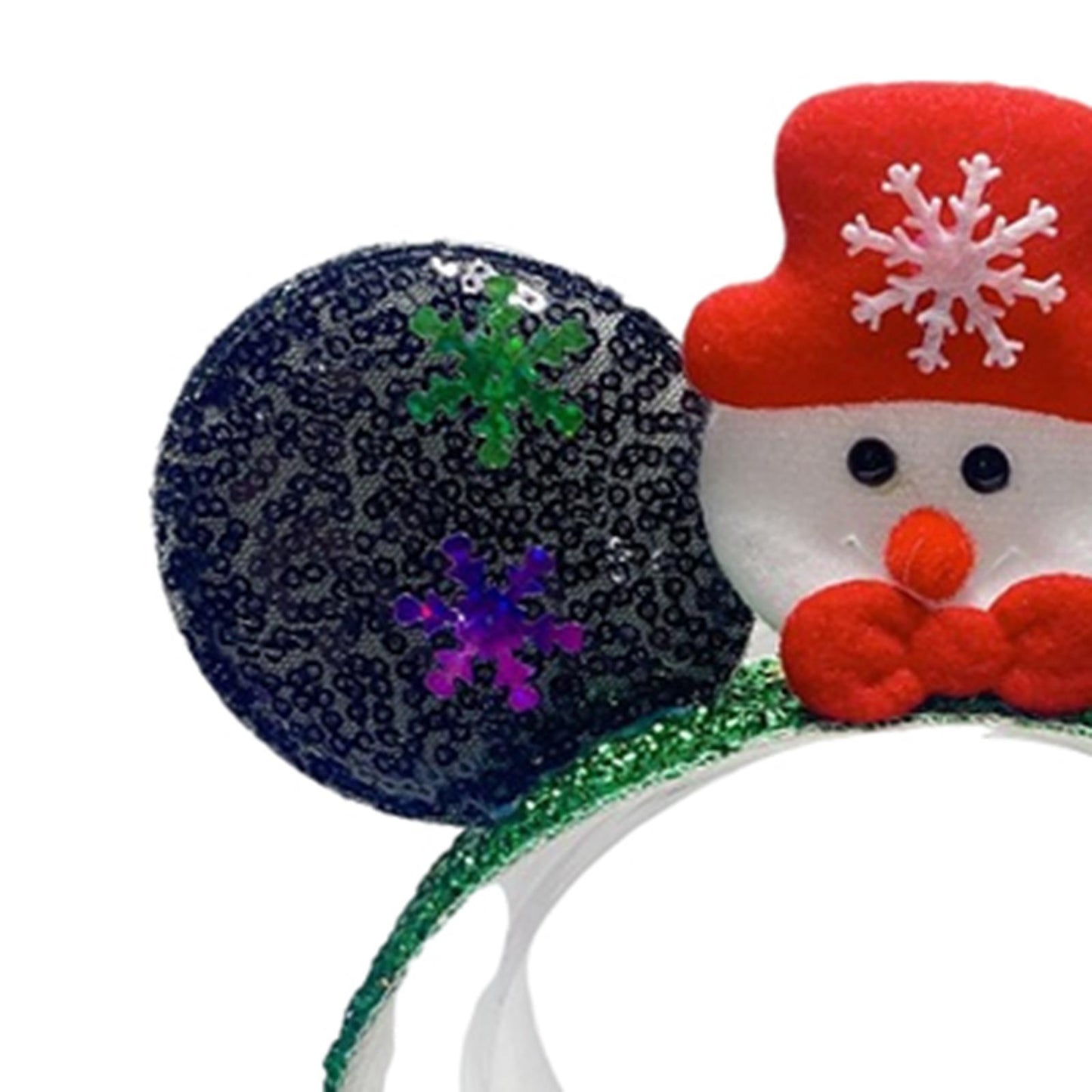 Wired Snowman Headset HiFi with Mic for Gaming Laptops Kids Adults Green