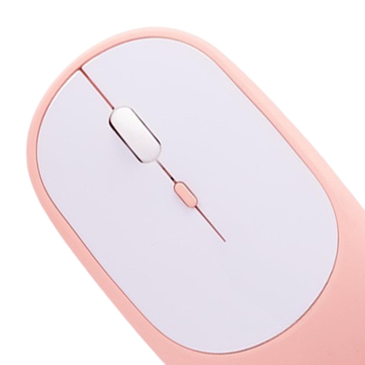 Cordless Bluetooth Mute Mouse Desktop Computer Gadget for Office Pink