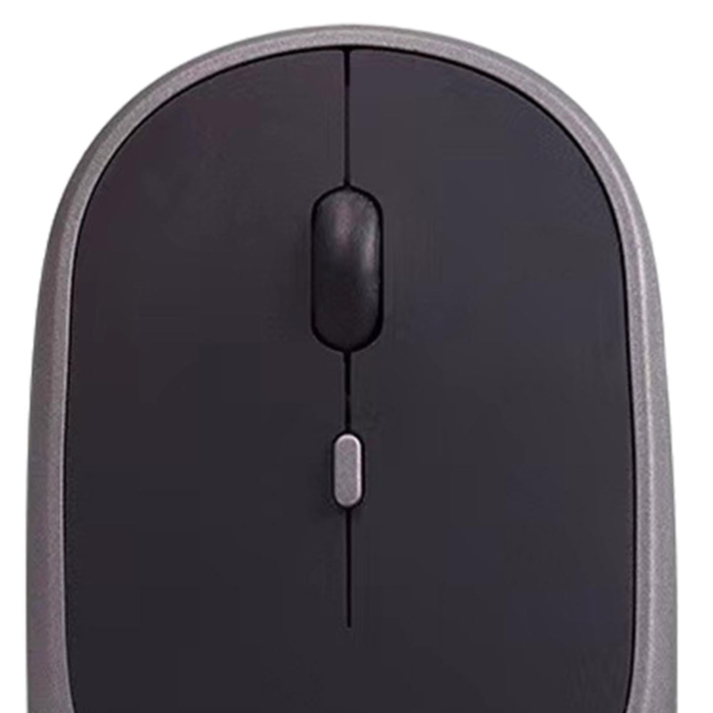 Cordless Bluetooth Mute Mouse Desktop Computer Gadget for Office Grey