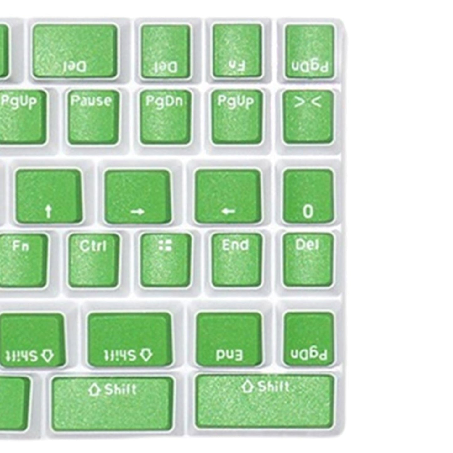 Pudding Key Caps Set Special Layout for Logitech 75 84 980 680 Cheese green