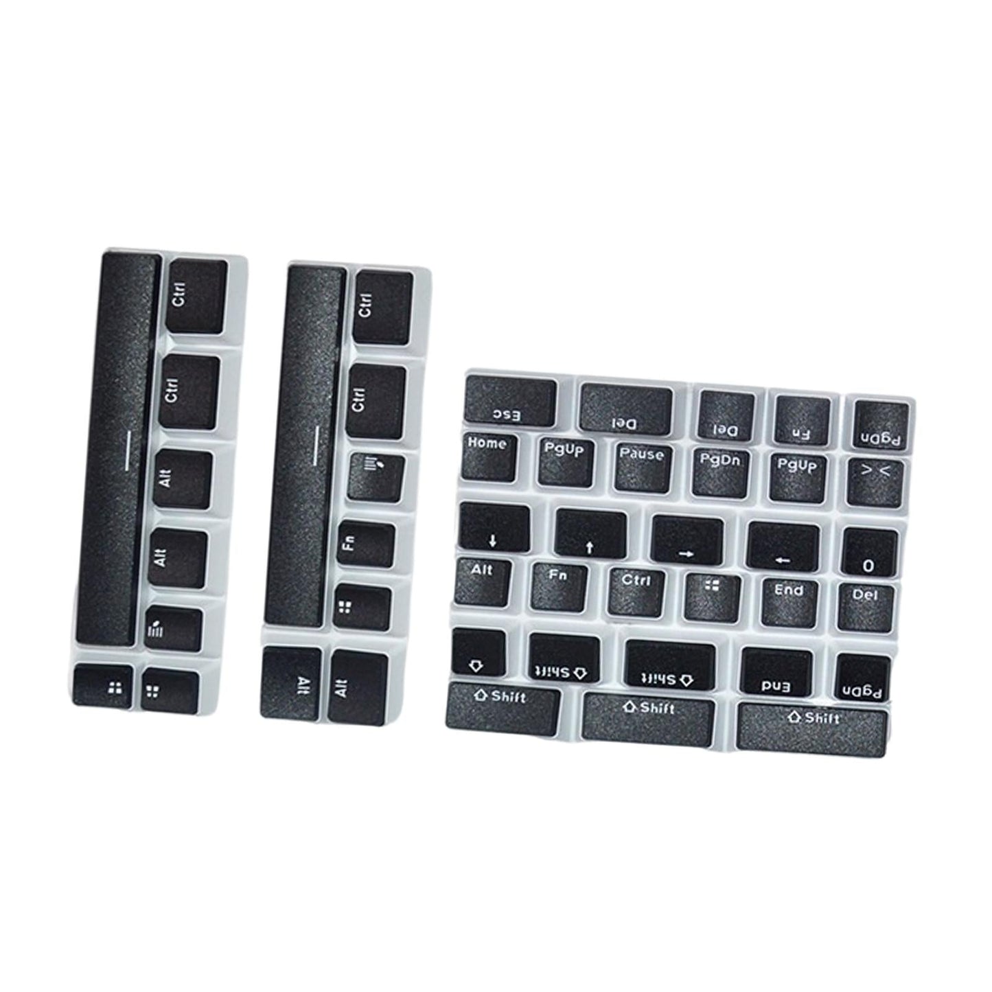 Pudding Key Caps Set Special Layout for Logitech 75 84 980 680 black