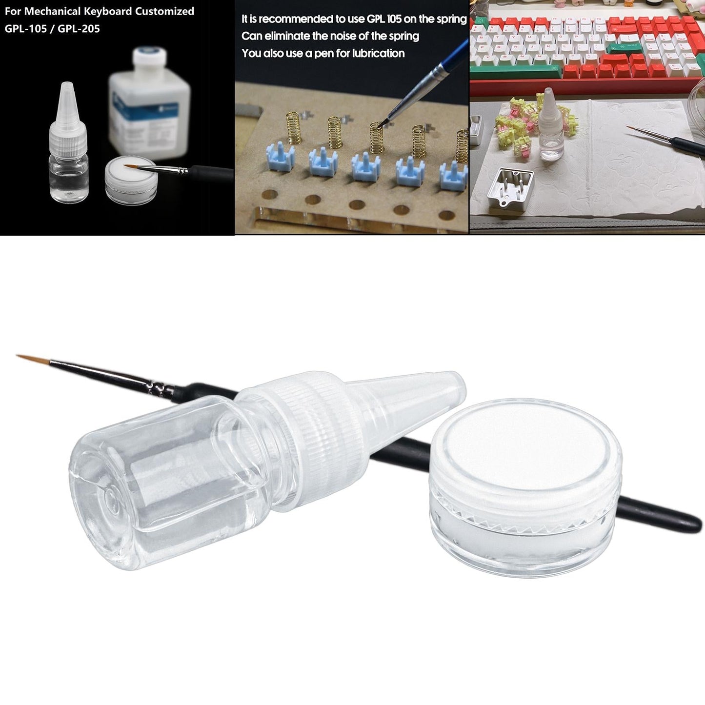 Mechanical Keyboard Lubricating Oil for Keycaps Stabilizer GPL105 GPL205 Mix