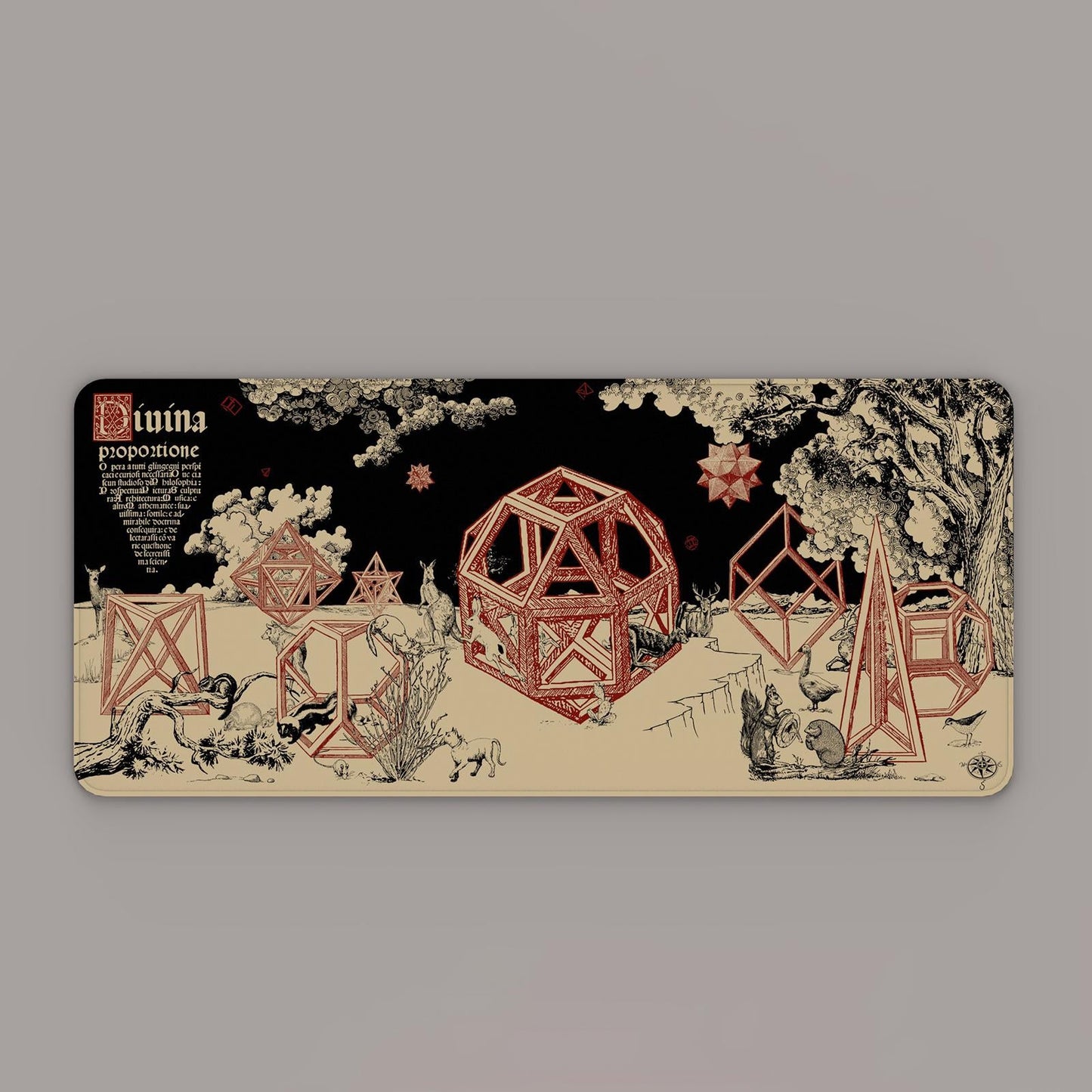 Nordic Large Mouse Pad Desk Keyboard Mat 900 x 400mm for Laptop Office Home