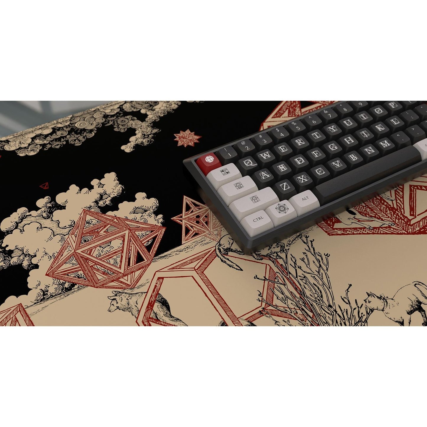 Nordic Large Mouse Pad Desk Keyboard Mat 900 x 400mm for Laptop Office Home