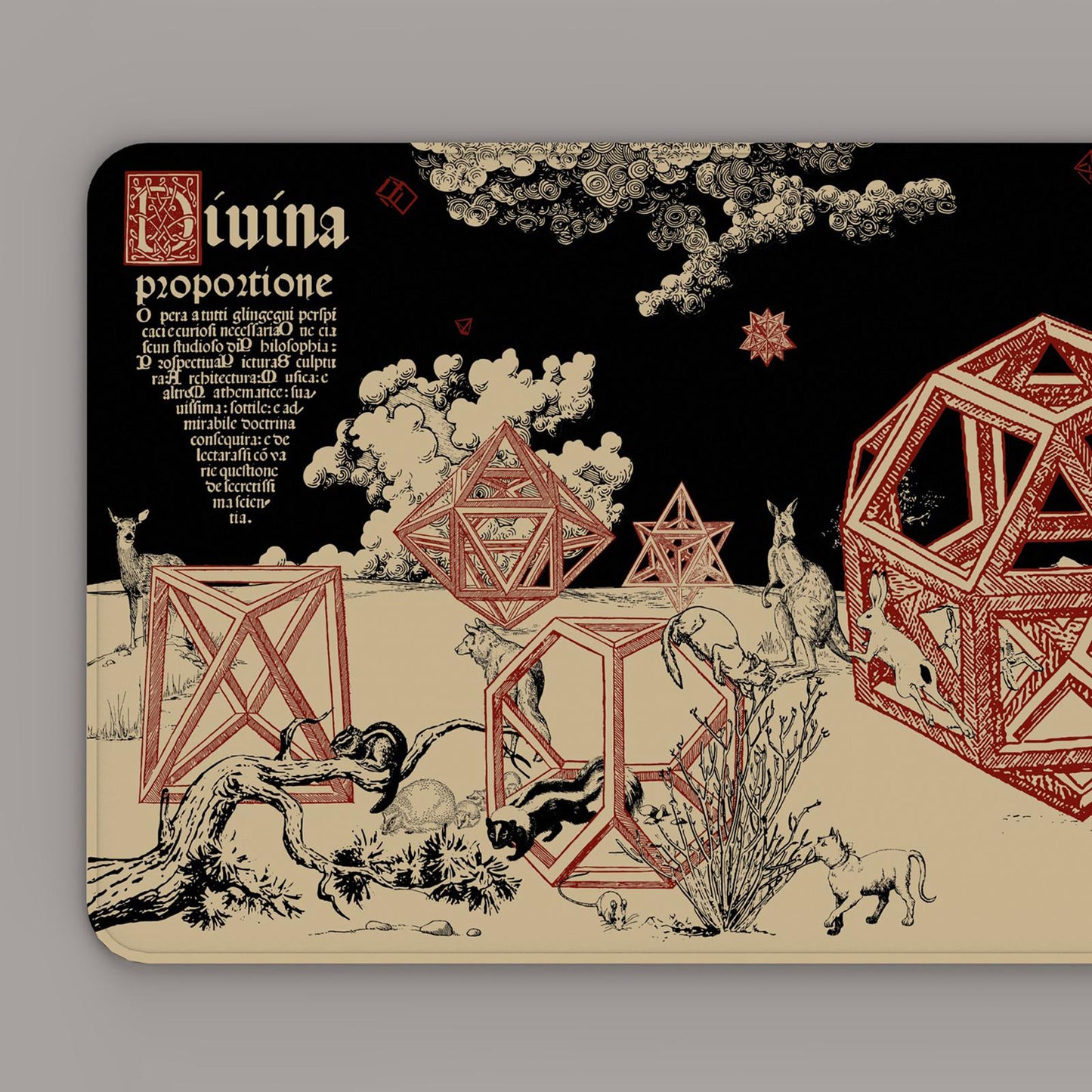 Nordic Large Mouse Pad Desk Keyboard Mat 900 x 400mm for Laptop Office Home