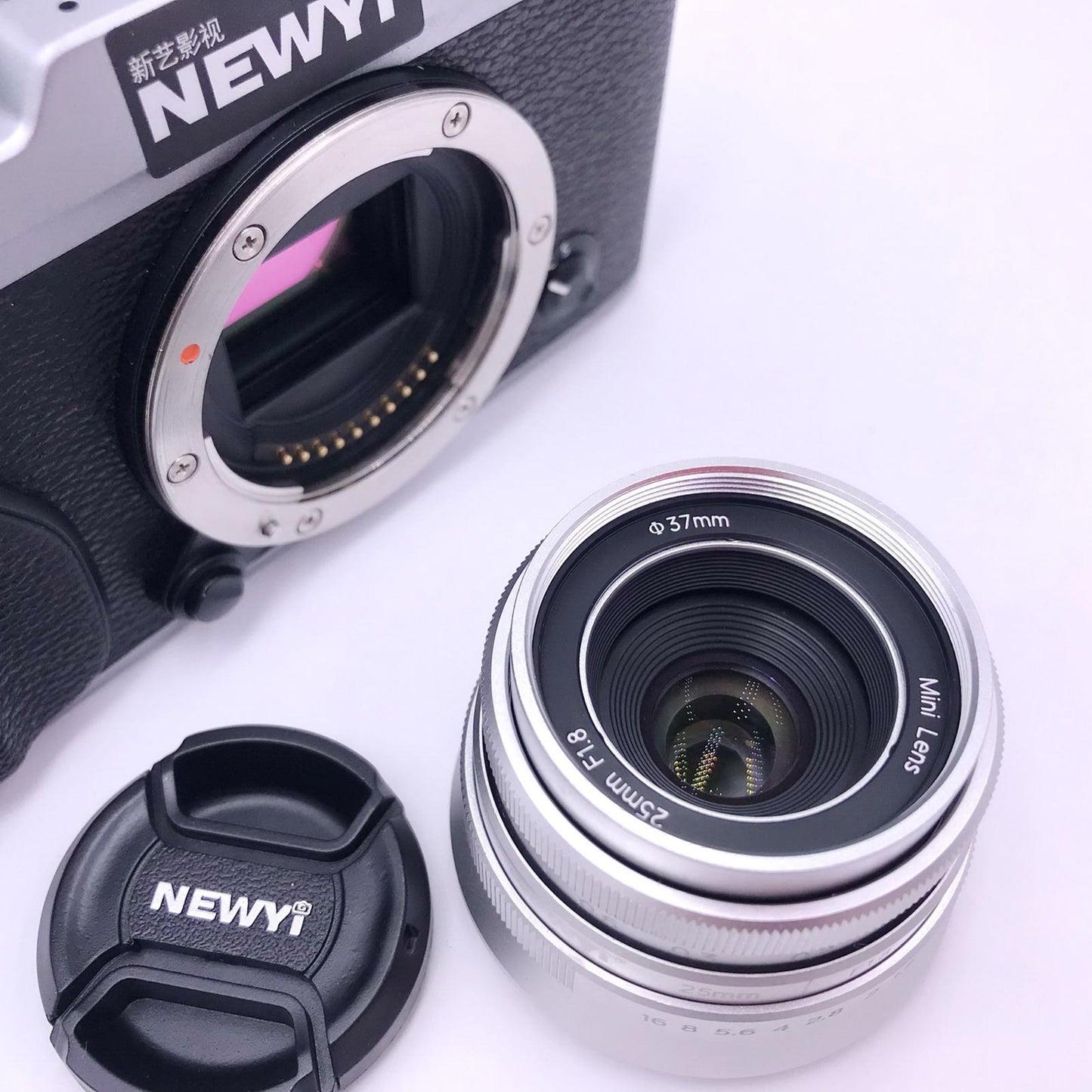 Prime Fixed Lens F/1.8 with Front Lens Cover for Micro Cameras FX