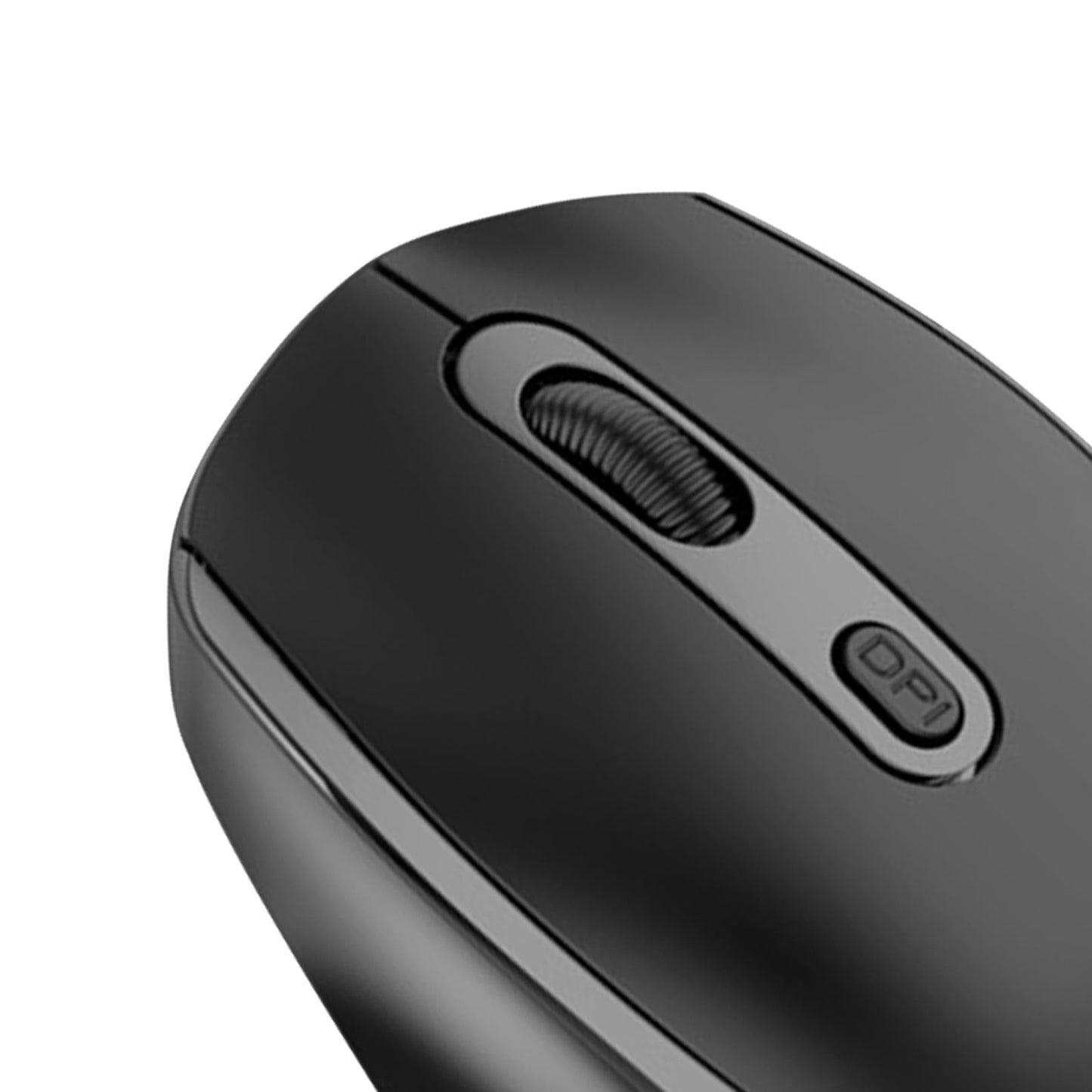 2.4G Wireless Mouse Slim with USB Receiver Portable for Pc Laptop Black