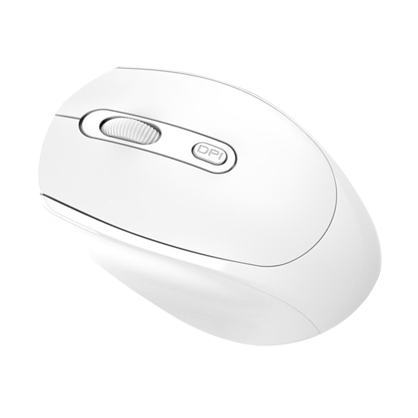 2.4G Wireless Mouse Slim with USB Receiver Portable for Pc Laptop White