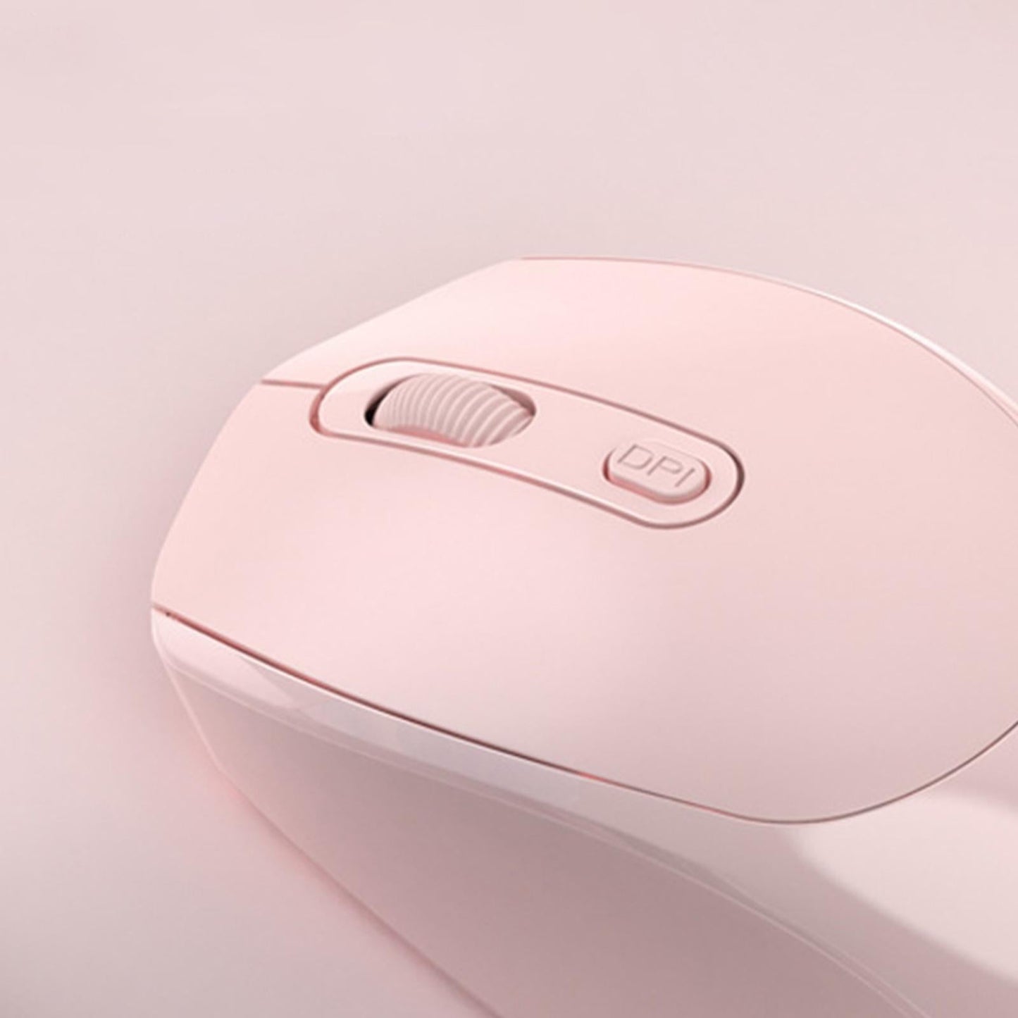 2.4G Wireless Mouse Slim with USB Receiver Portable for Pc Laptop Pink