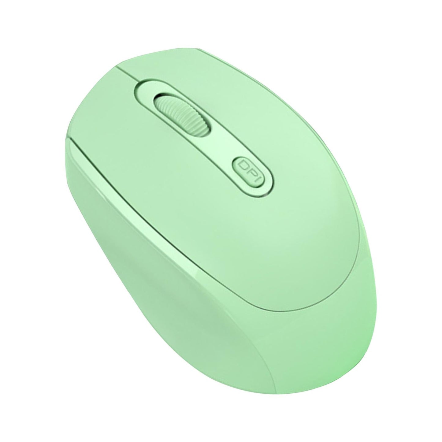 2.4G Wireless Mouse Slim with USB Receiver Portable for Pc Laptop Green