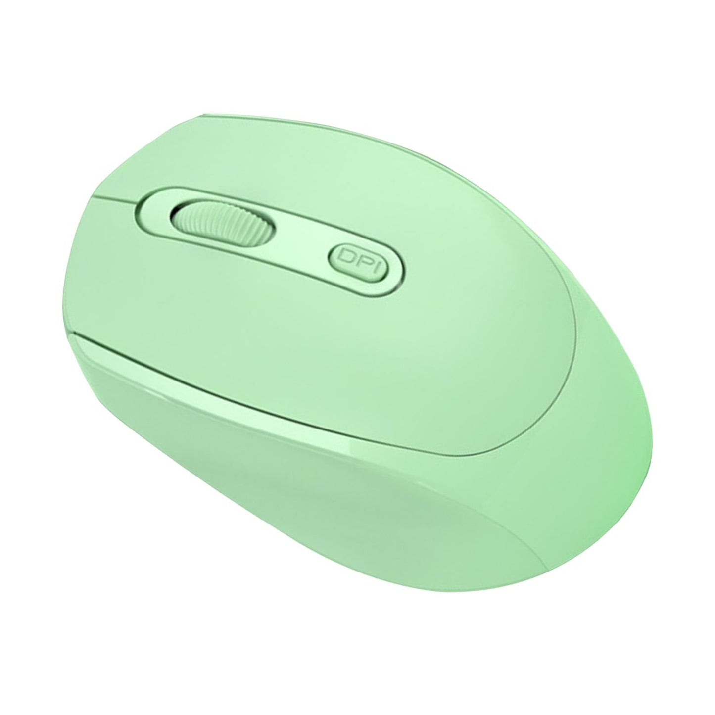 2.4G Wireless Mouse Slim with USB Receiver Portable for Pc Laptop Green