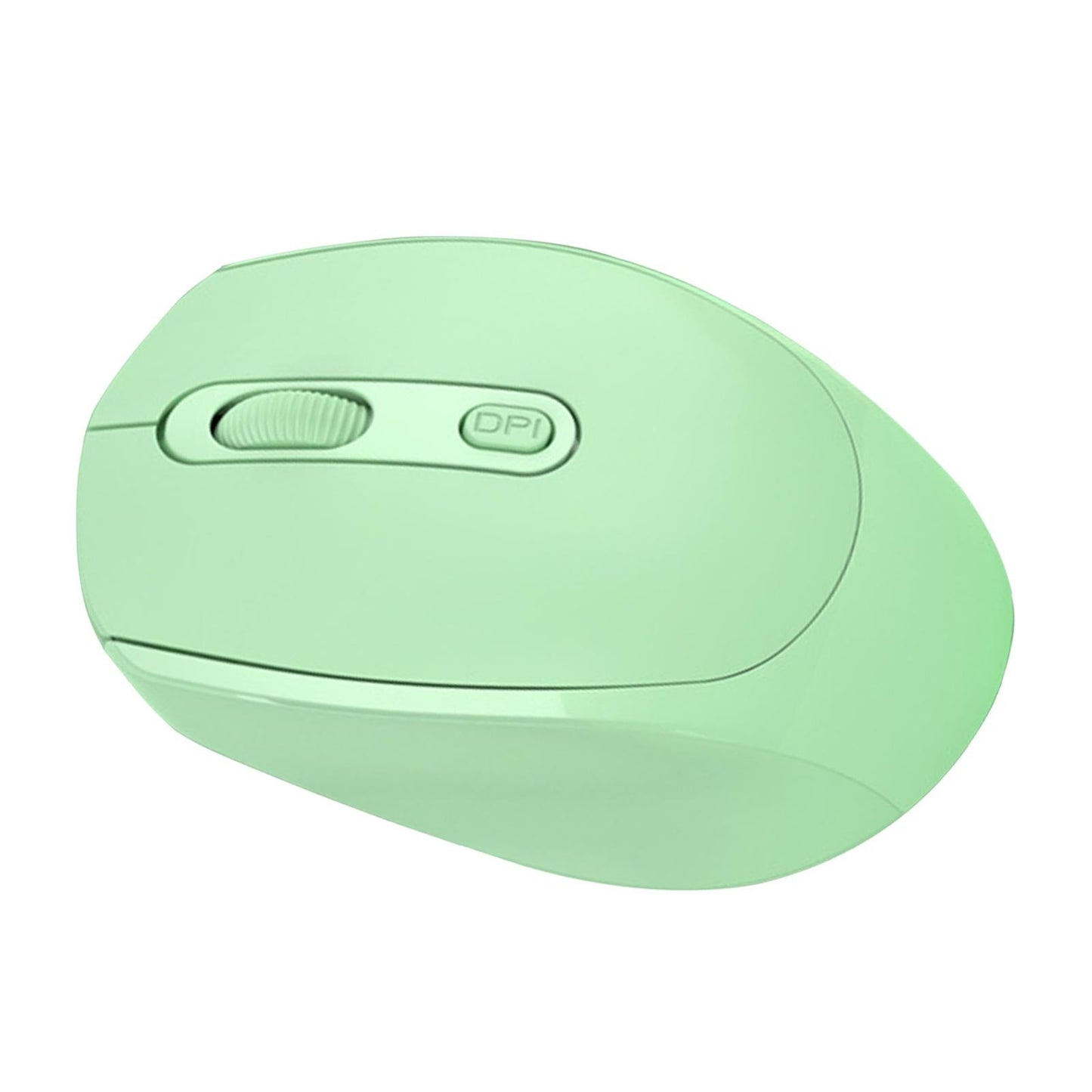 2.4G Wireless Mouse Slim with USB Receiver Portable for Pc Laptop Green