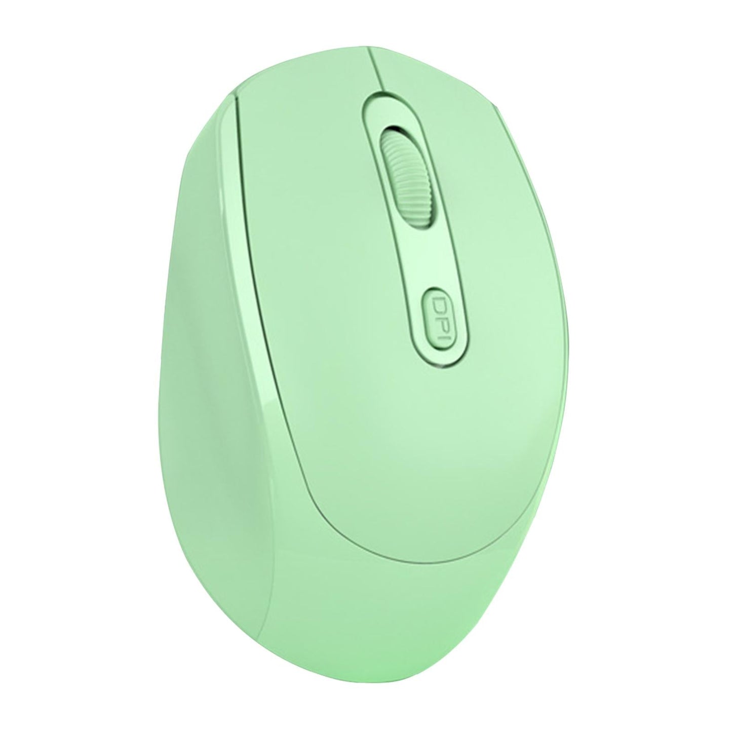 2.4G Wireless Mouse Slim with USB Receiver Portable for Pc Laptop Green