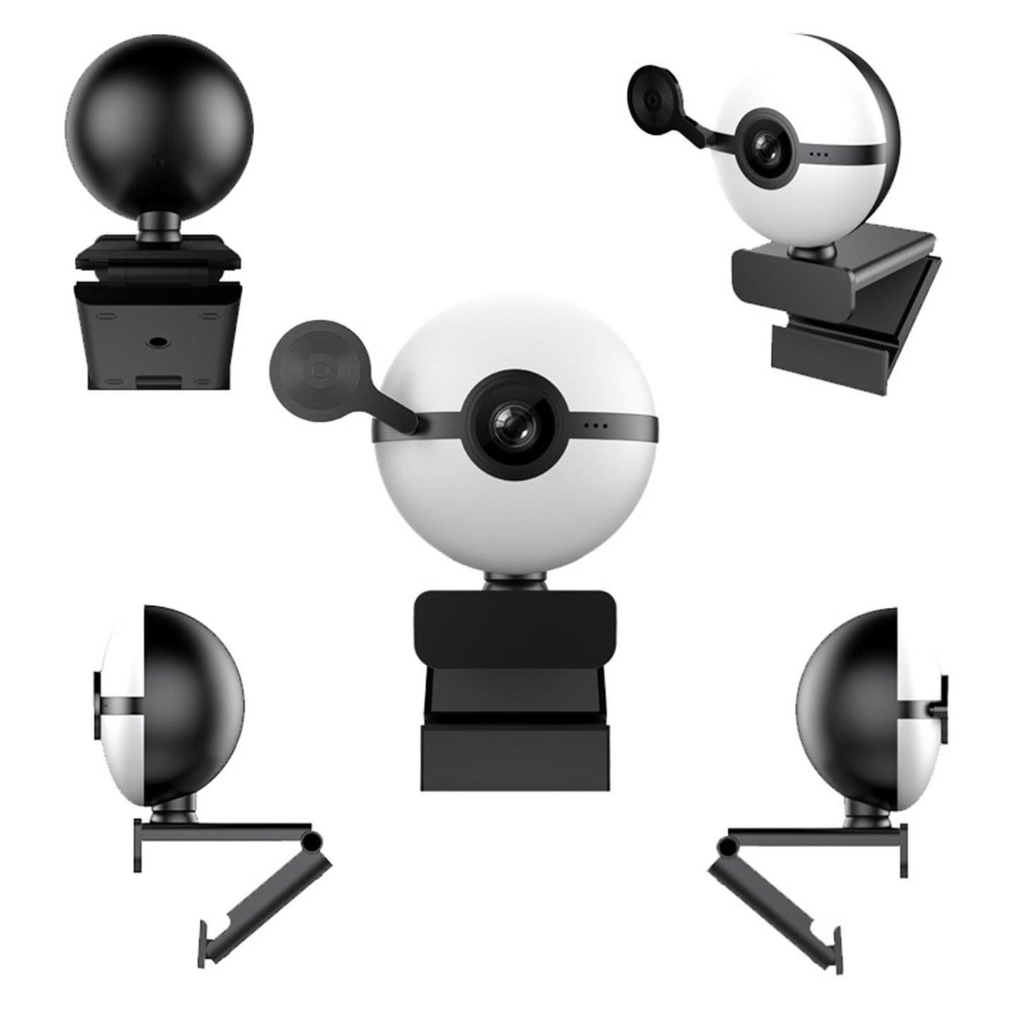 Webcam with Microphone Portable Plug and Play for Conference Video Calling